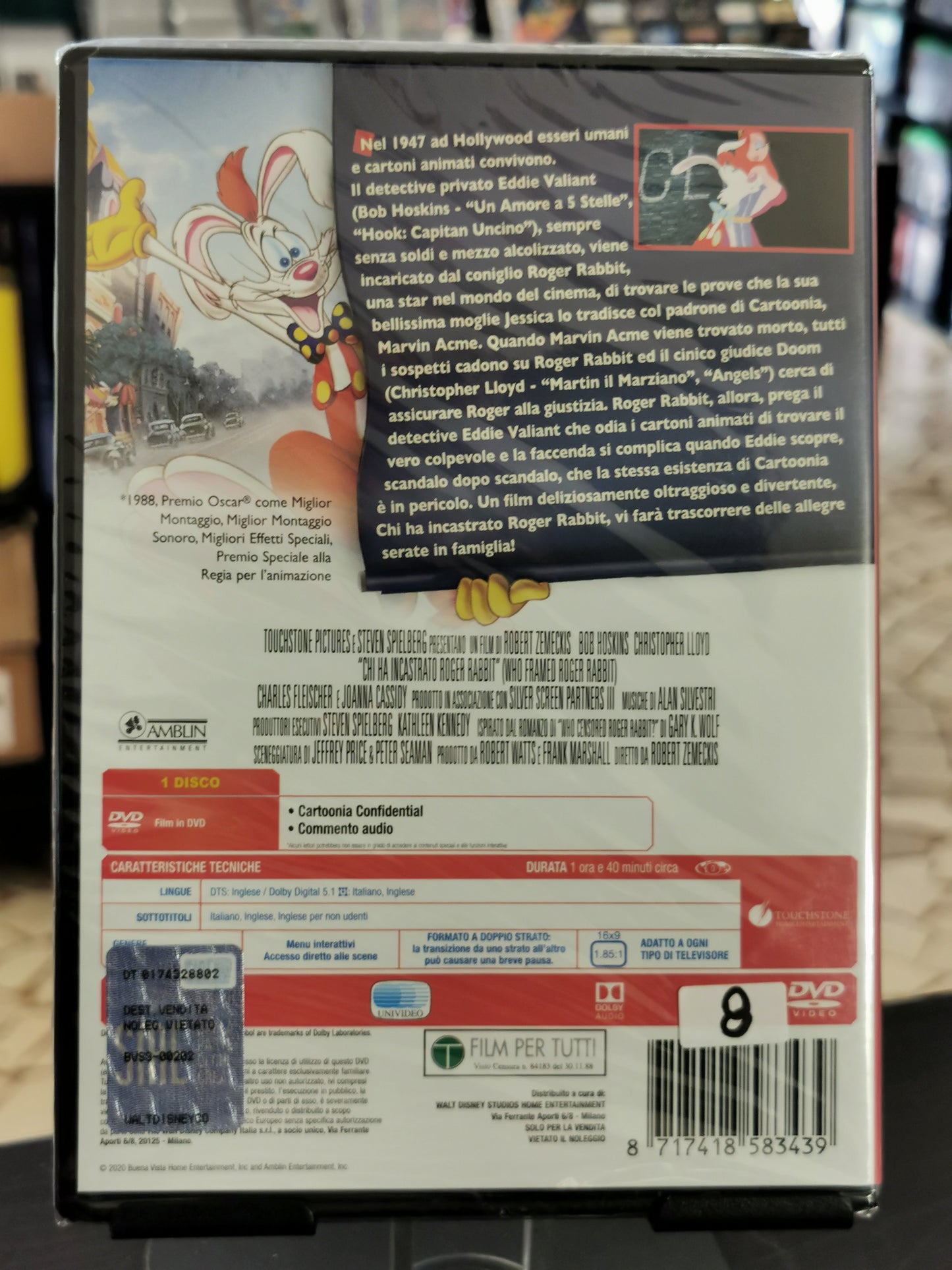 Chi ha incastrato Roger Rabbit (DVD) *Nuovo