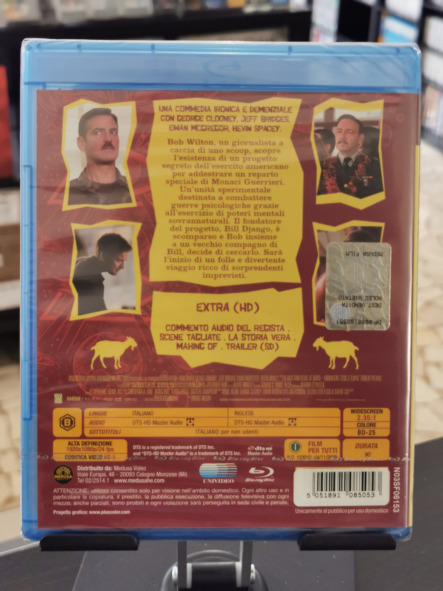 L’uomo che fissa le capre (Blu-ray) *Nuovo