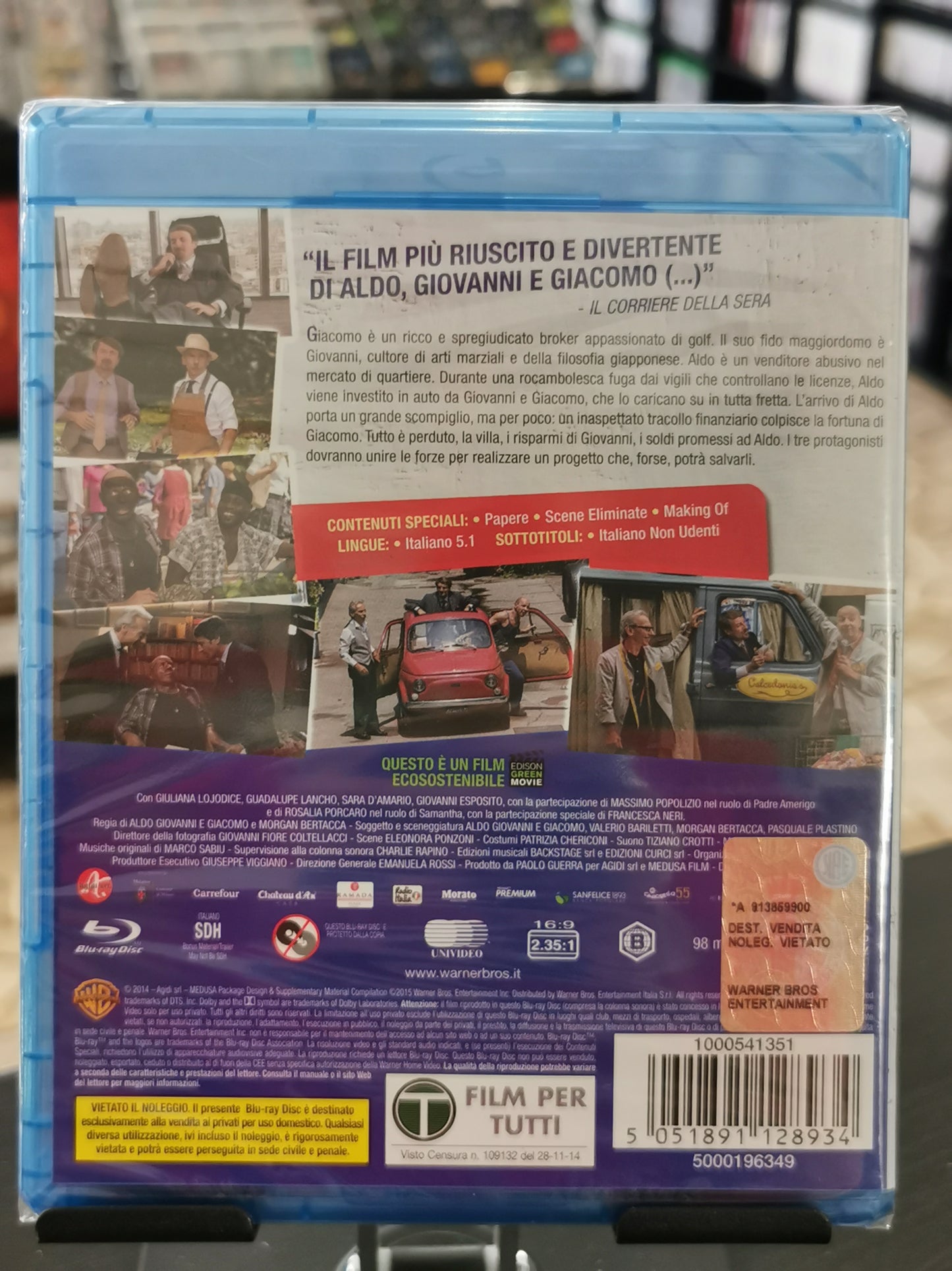 Aldo, Giovanni e Giacomo: Il Ricco, il Povero e il Maggiordomo (Blu-ray)