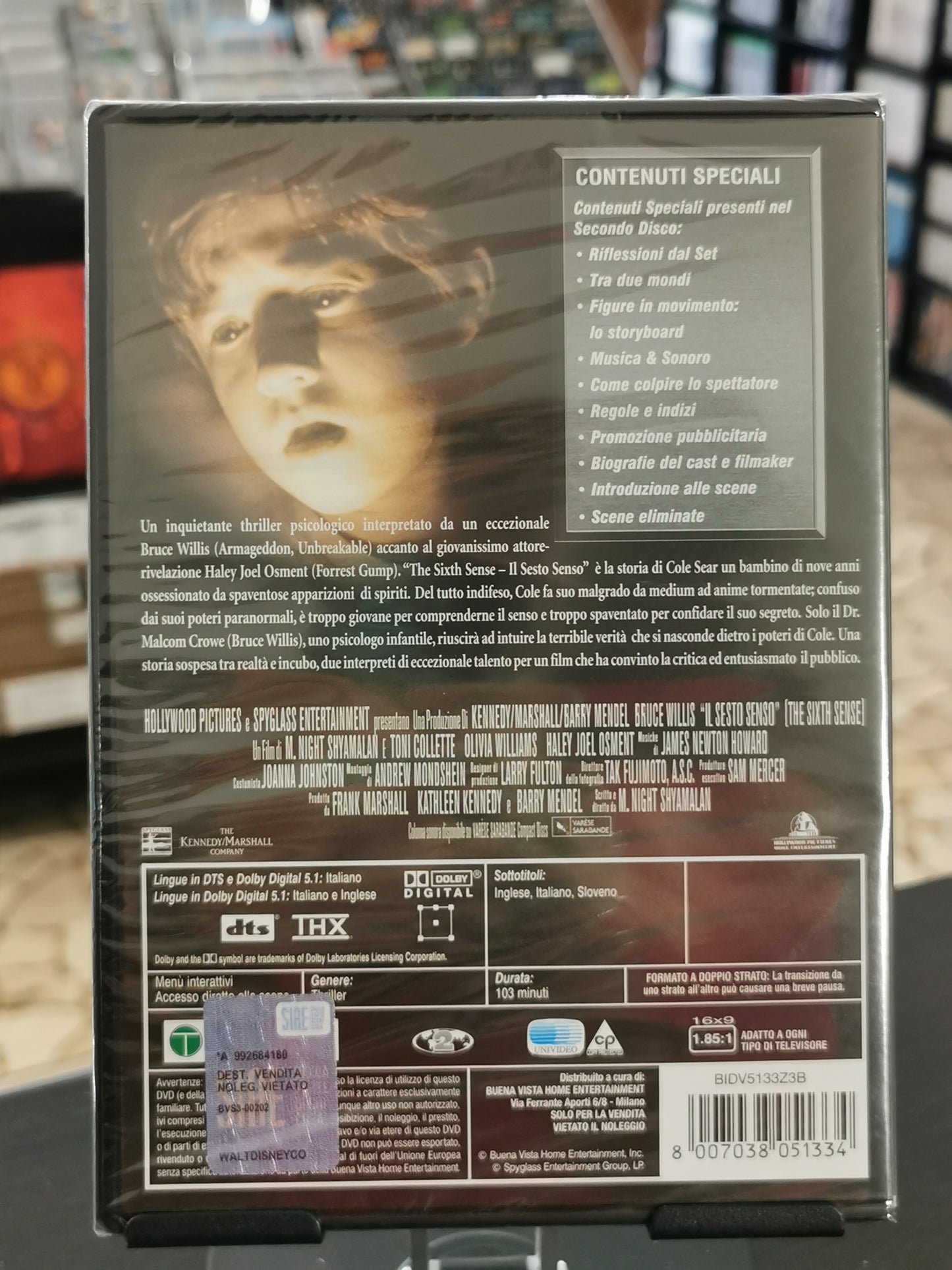 The Sixth Sense – Il Sesto Senso (DVD) – Edizione DeLuxe *Nuovo