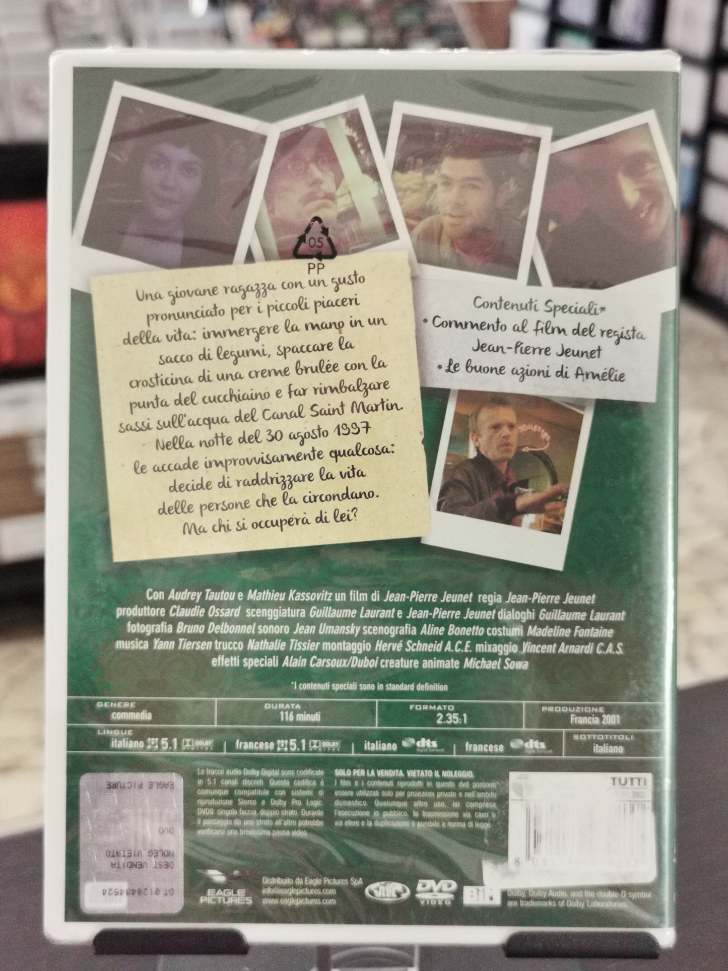 Il Favoloso Mondo di Amélie (DVD) *Nuovo