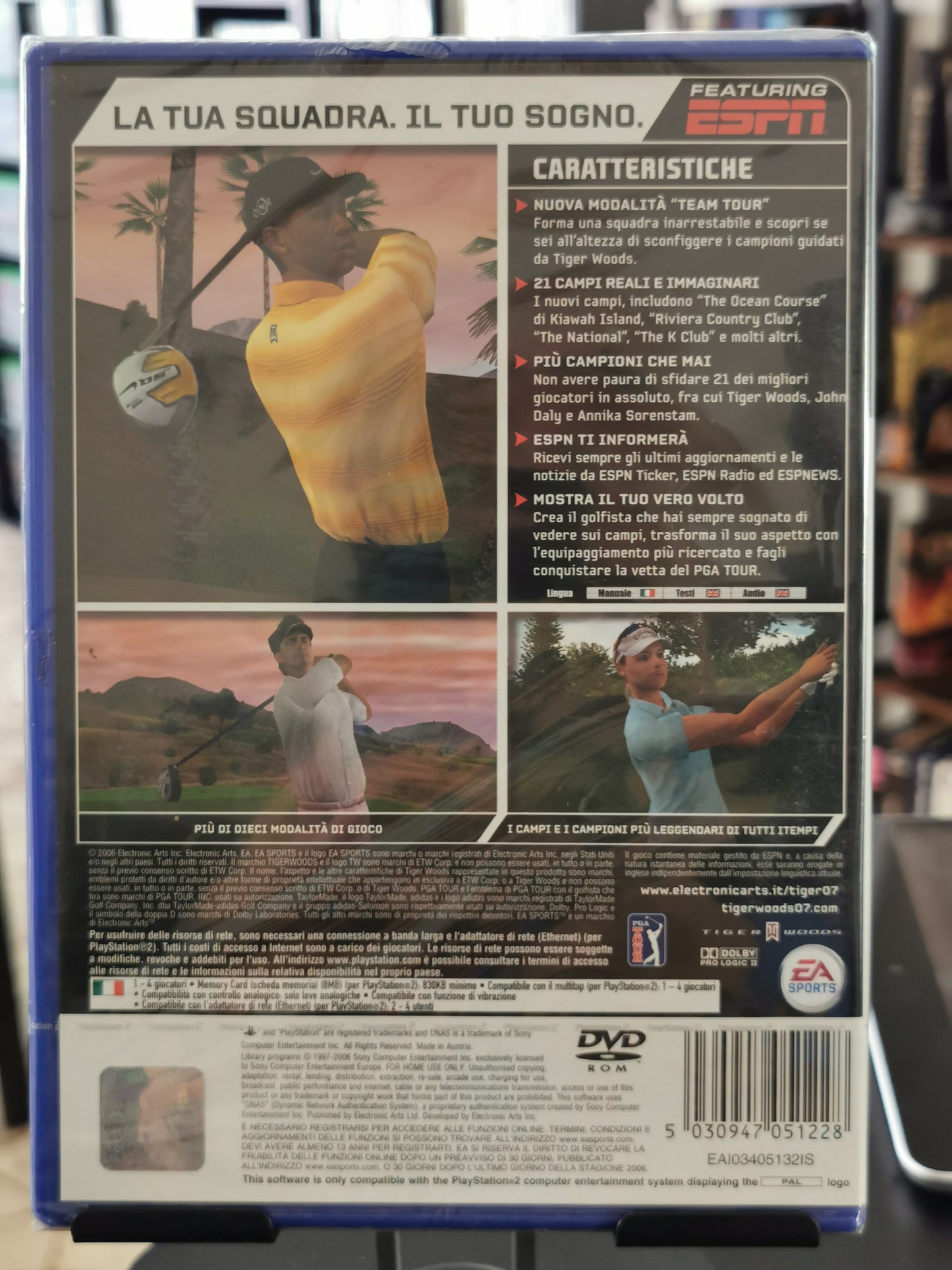 Tiger Woods PGA Tour 07 (PS2) *Nuovo