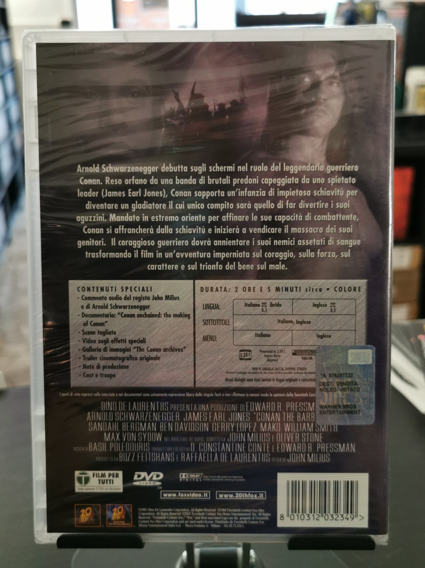 Conan il Barbaro - Edizione Speciale (DVD) *Nuovo