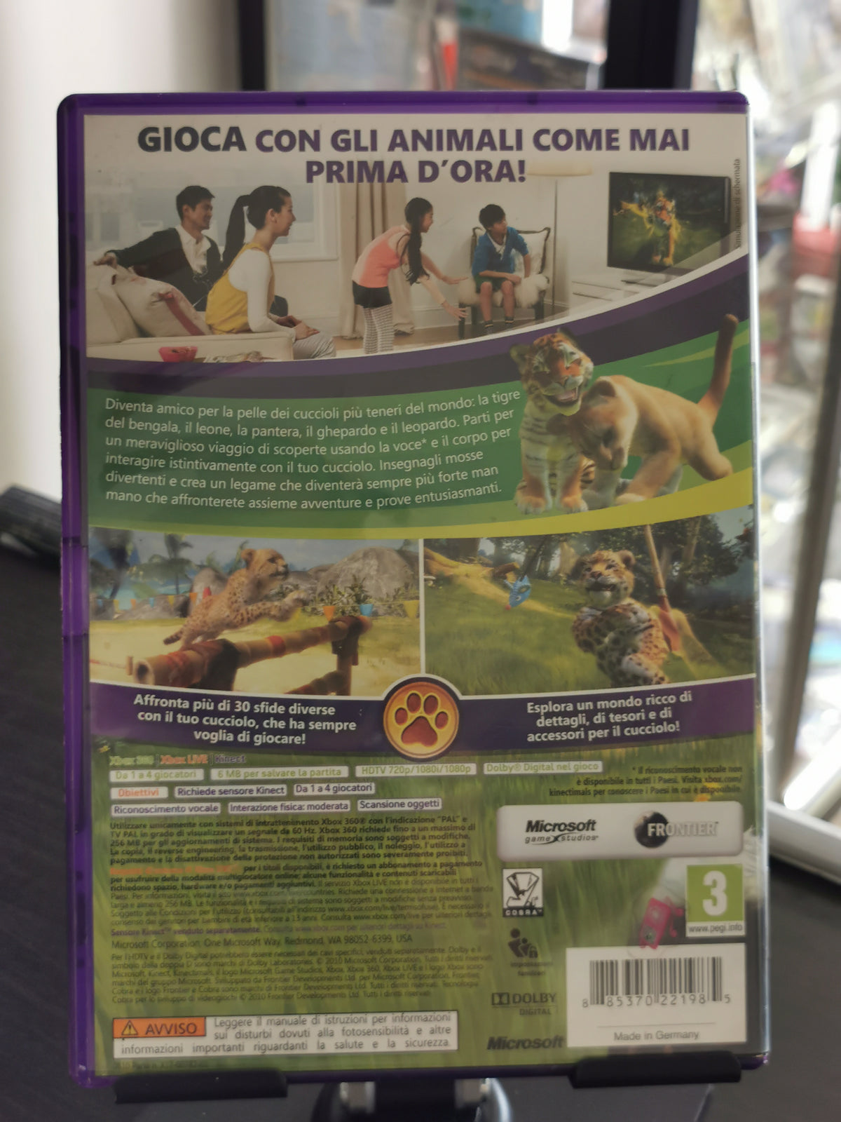 Kinectimals (Xbox 360) - No manuale