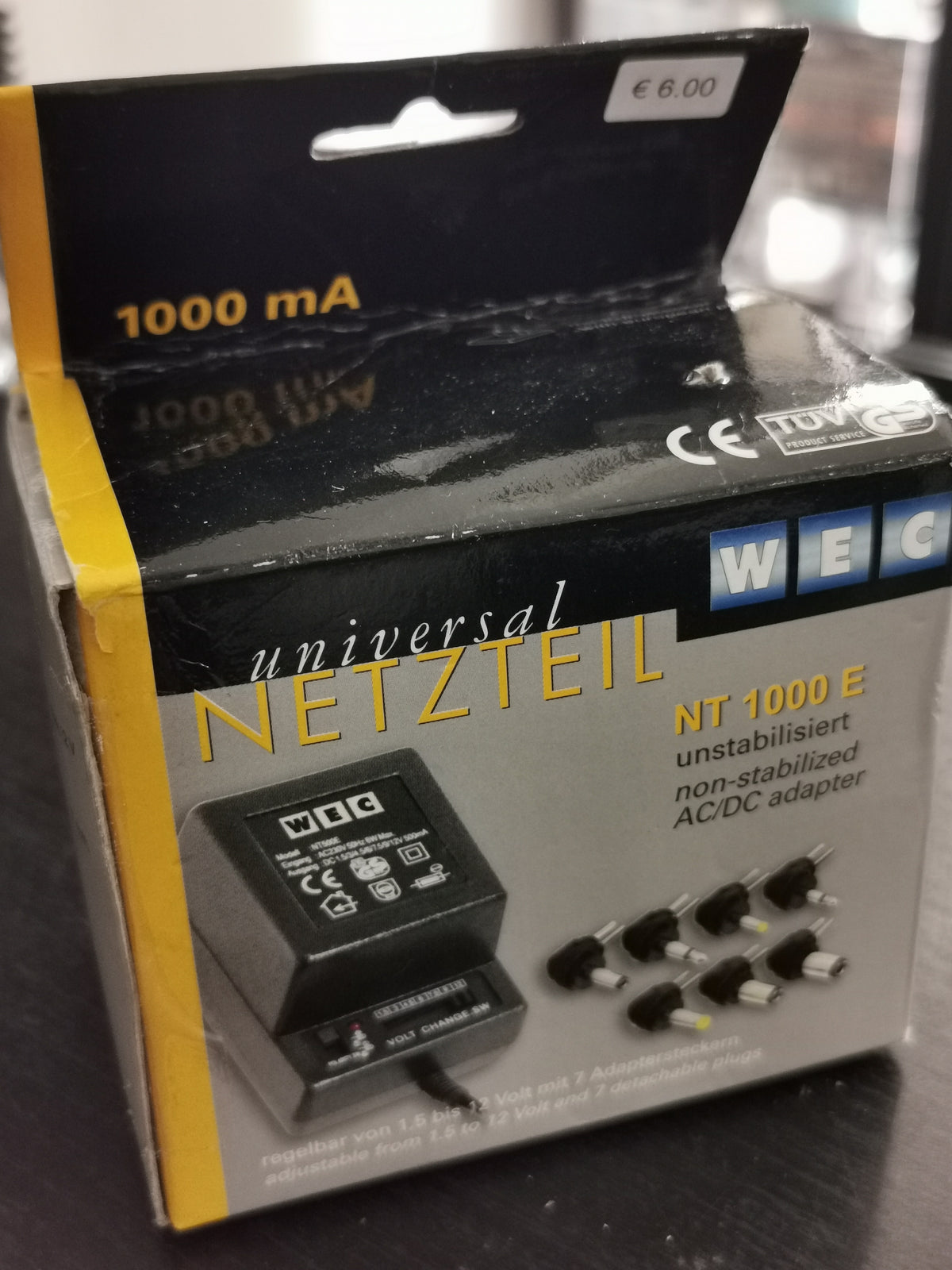WEC Universal Netzteil NT 1000 E