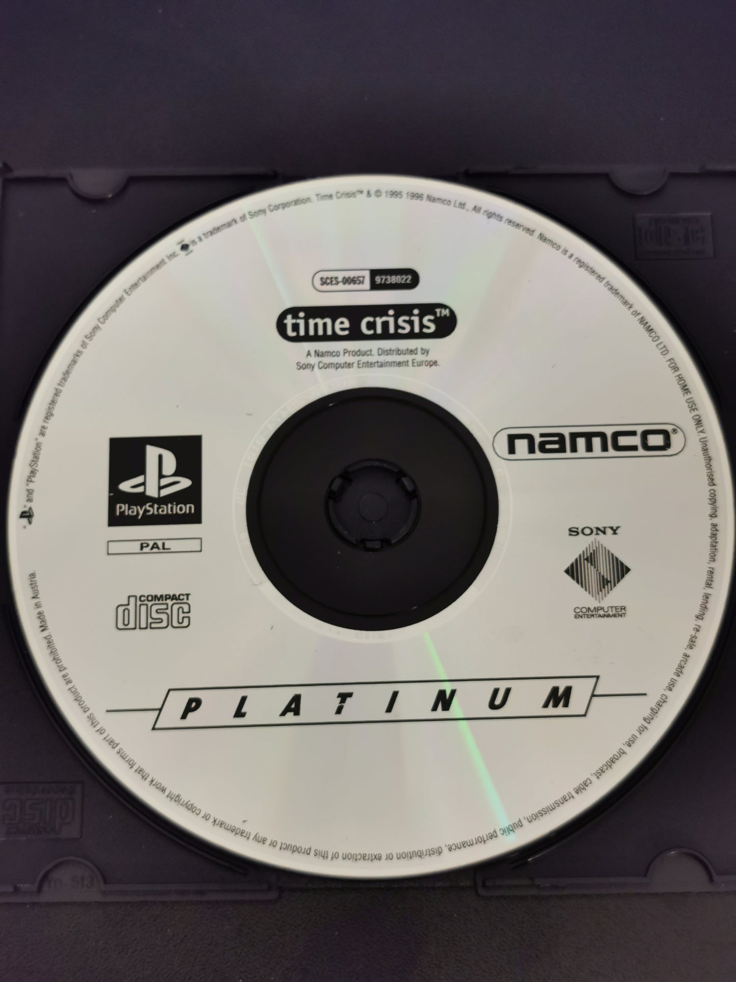 Time Crisis (PS1) - Platinum - Loose