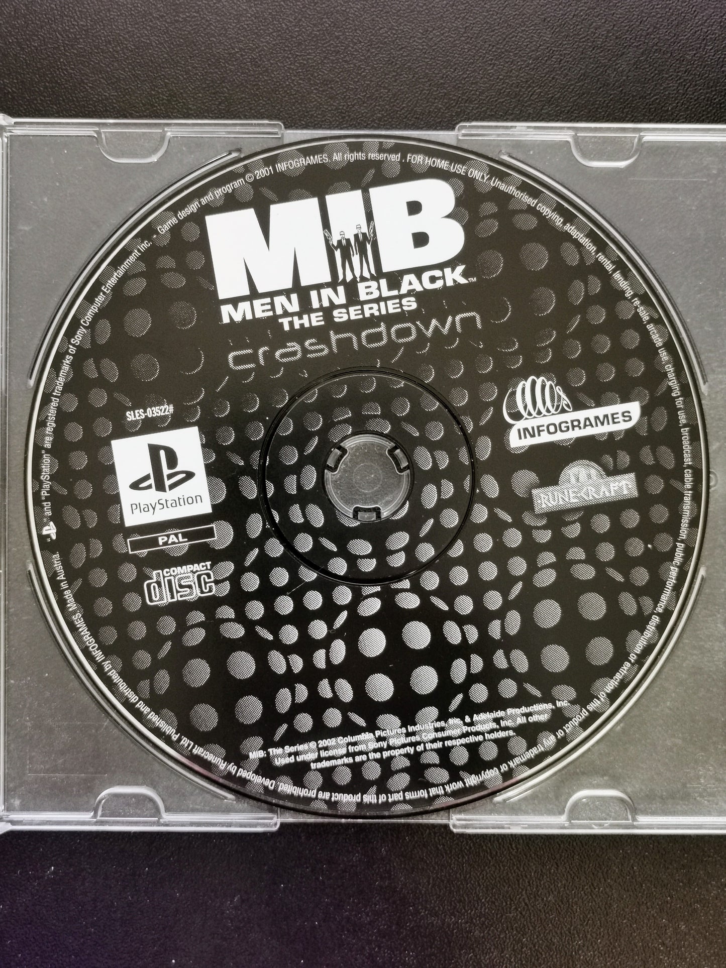 MIB Men in Black: The Series - Crashdown (PS1) - Loose