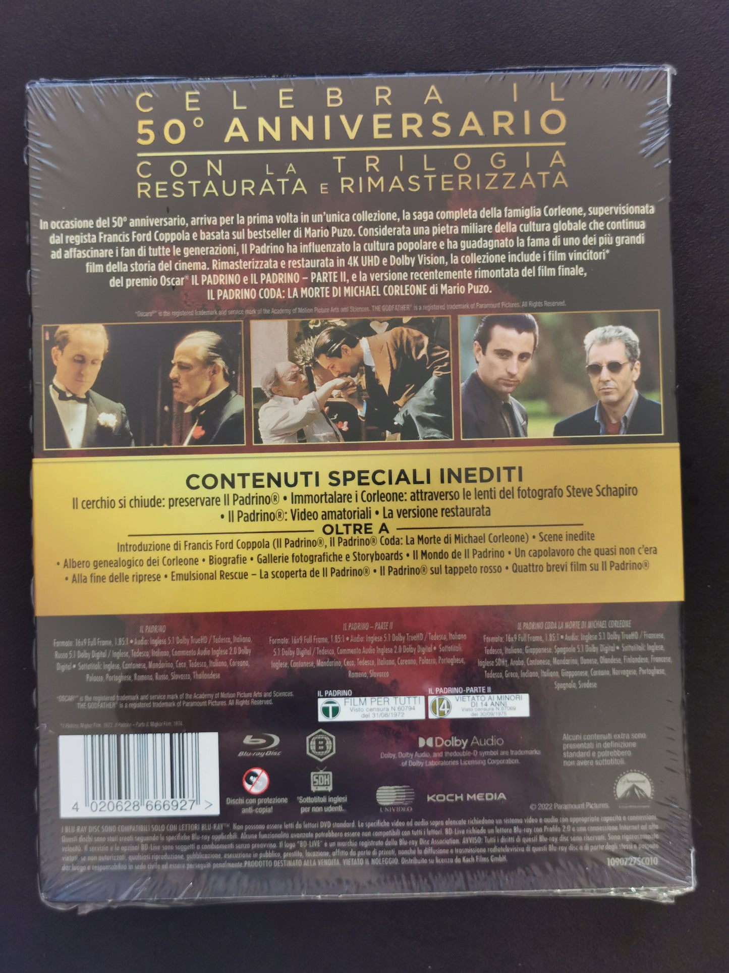 Il Padrino Trilogia (Blu-ray) - Edizione 50° Anniversario