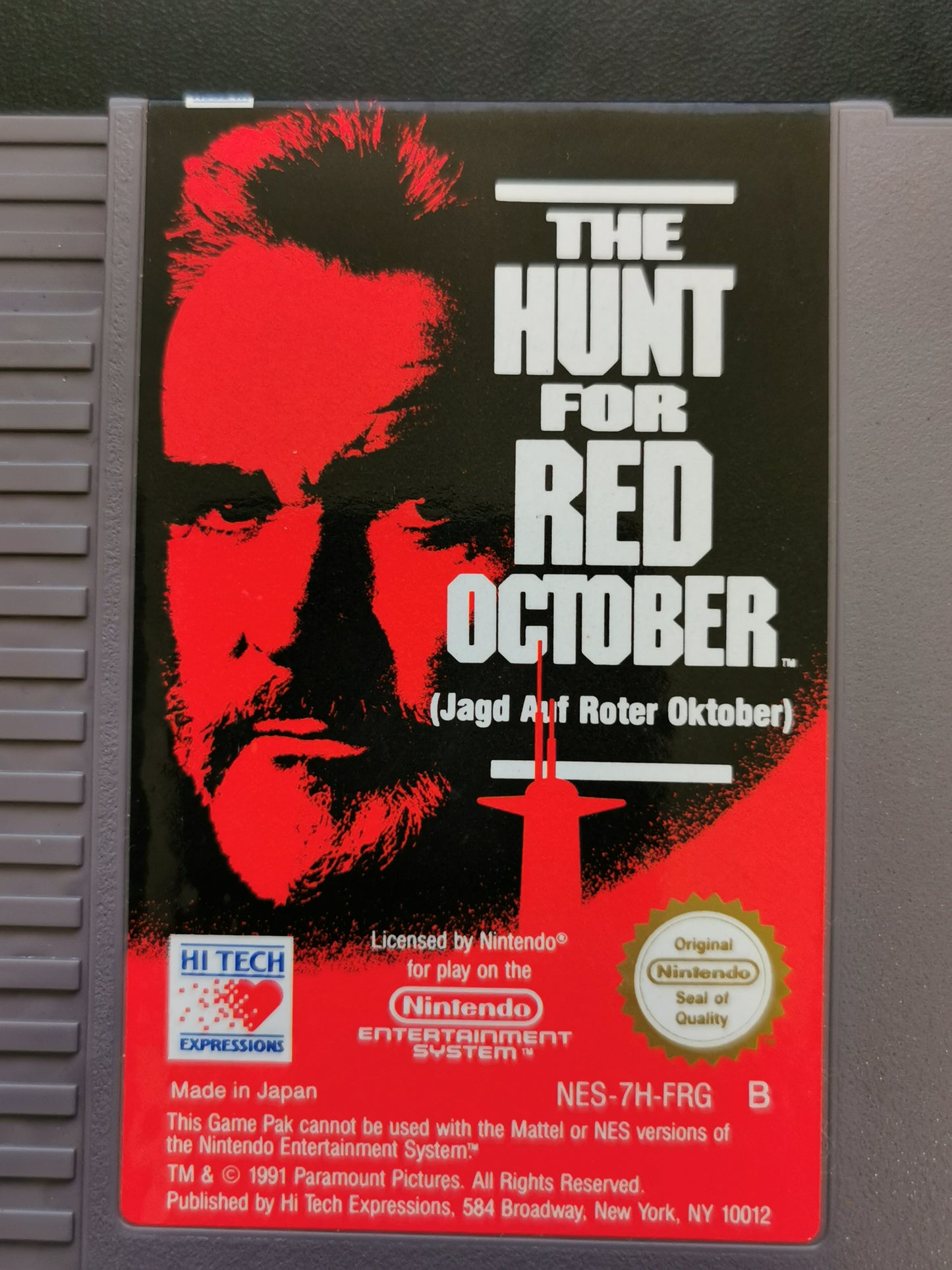 The Hunt for Red October (NES) - Loose