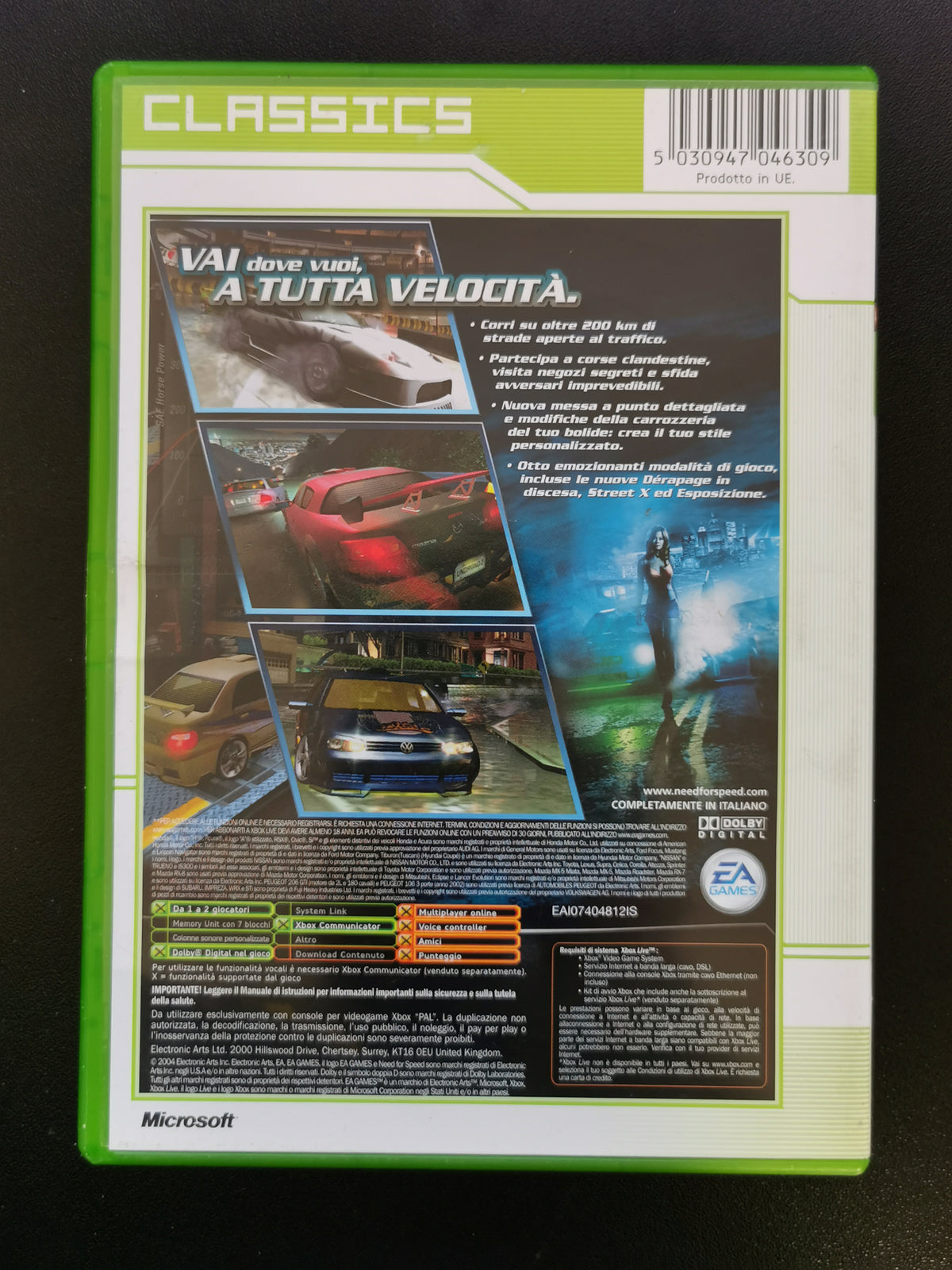 Need for Speed Underground 2 (Xbox) - Classics