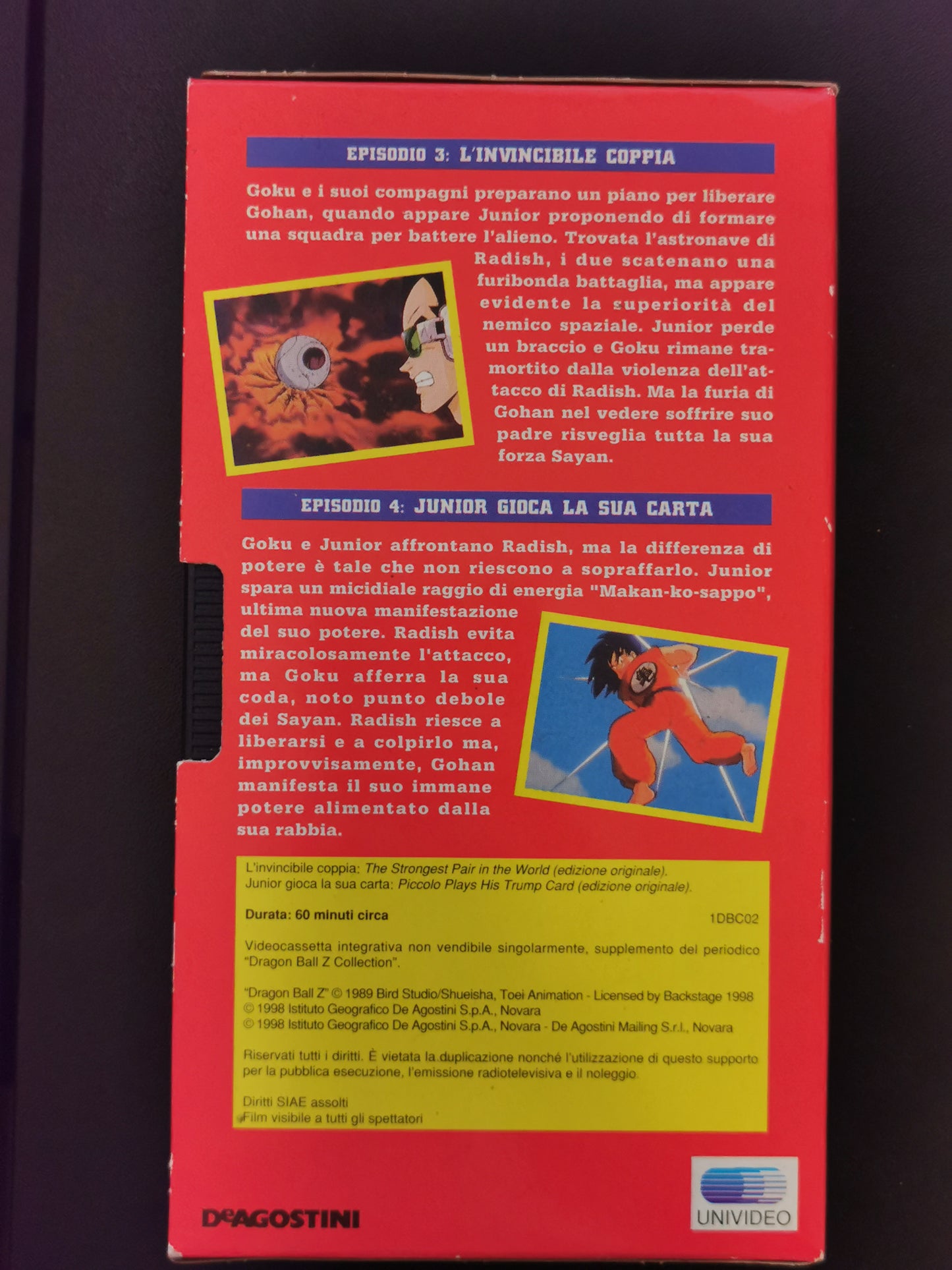 Dragon Ball Z: L’Invincibile Coppia / Junior Gioca La Sua Carta (VHS)