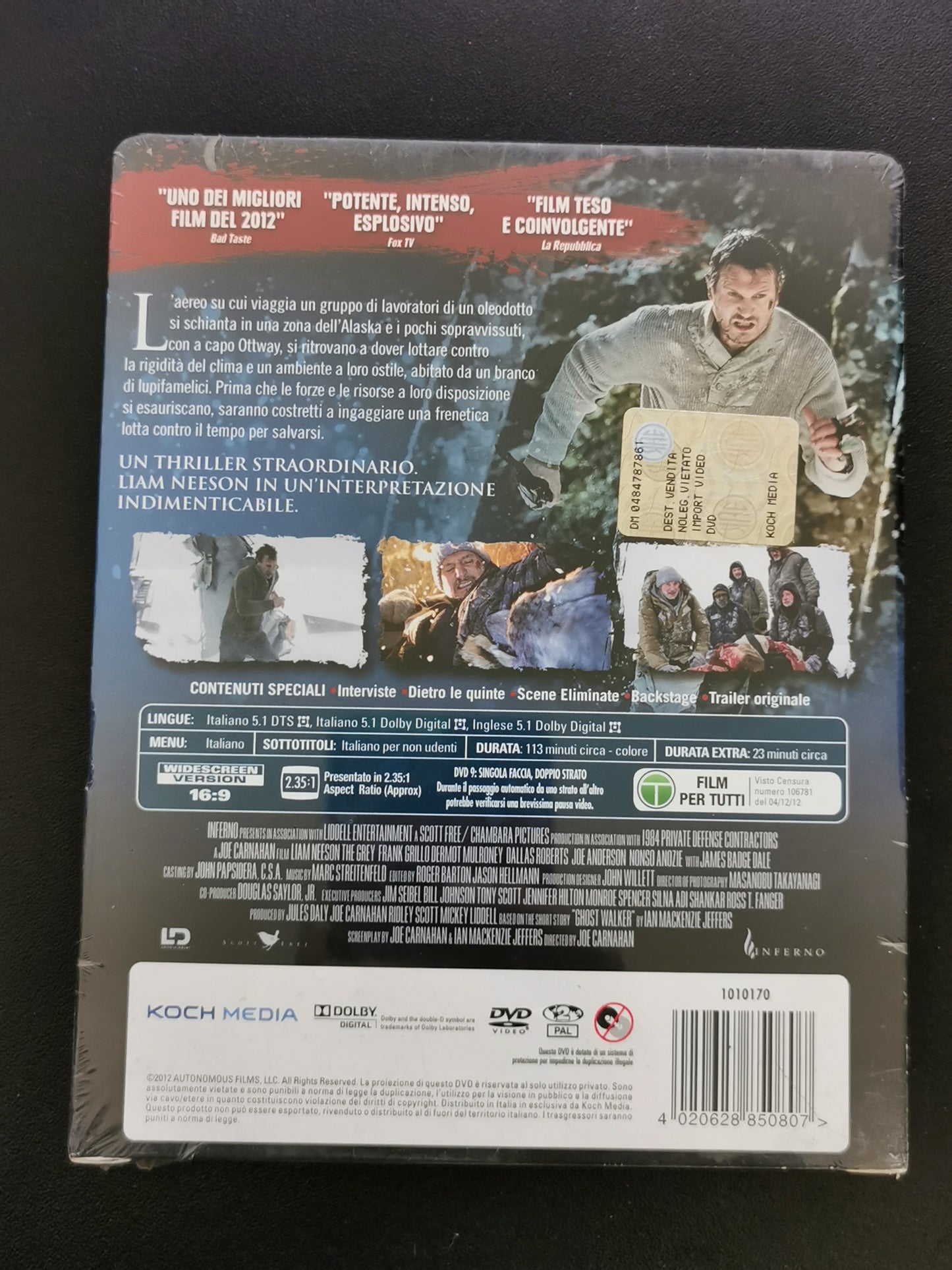 The Grey - Definitive Steel Edition (DVD) *Nuovo