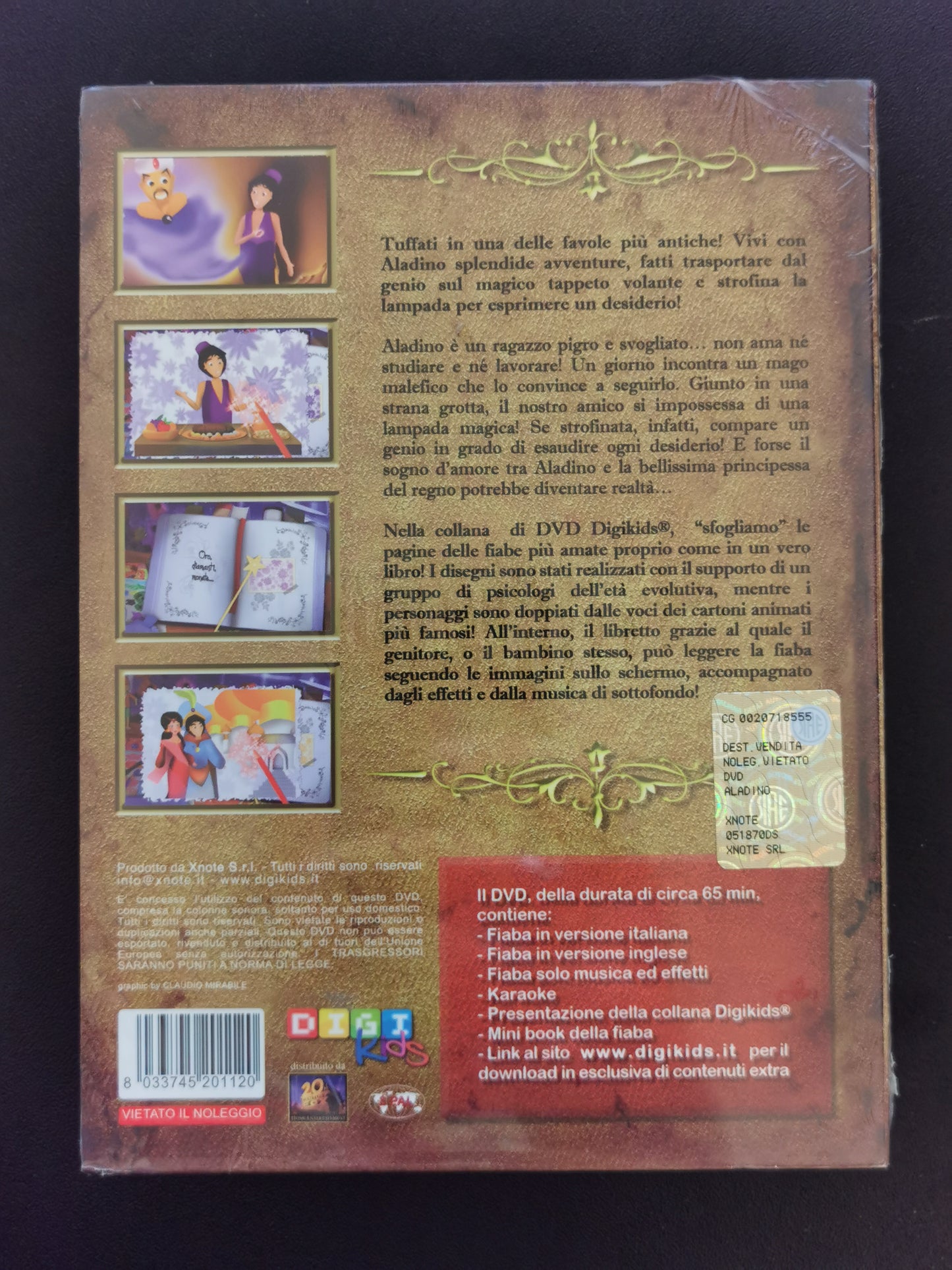 Aladino - Fra le pagine di un libro... (DVD) *Nuovo