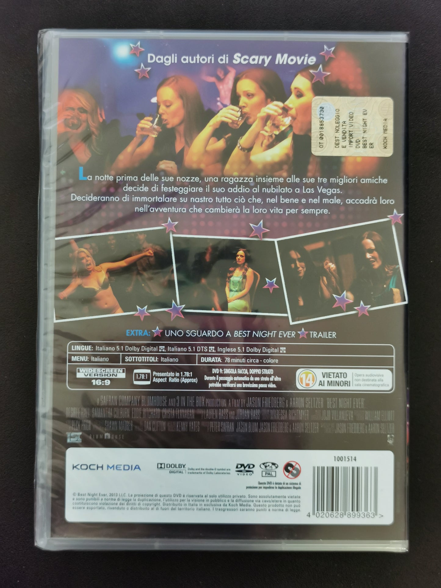 Best Night Ever (DVD) *Nuovo