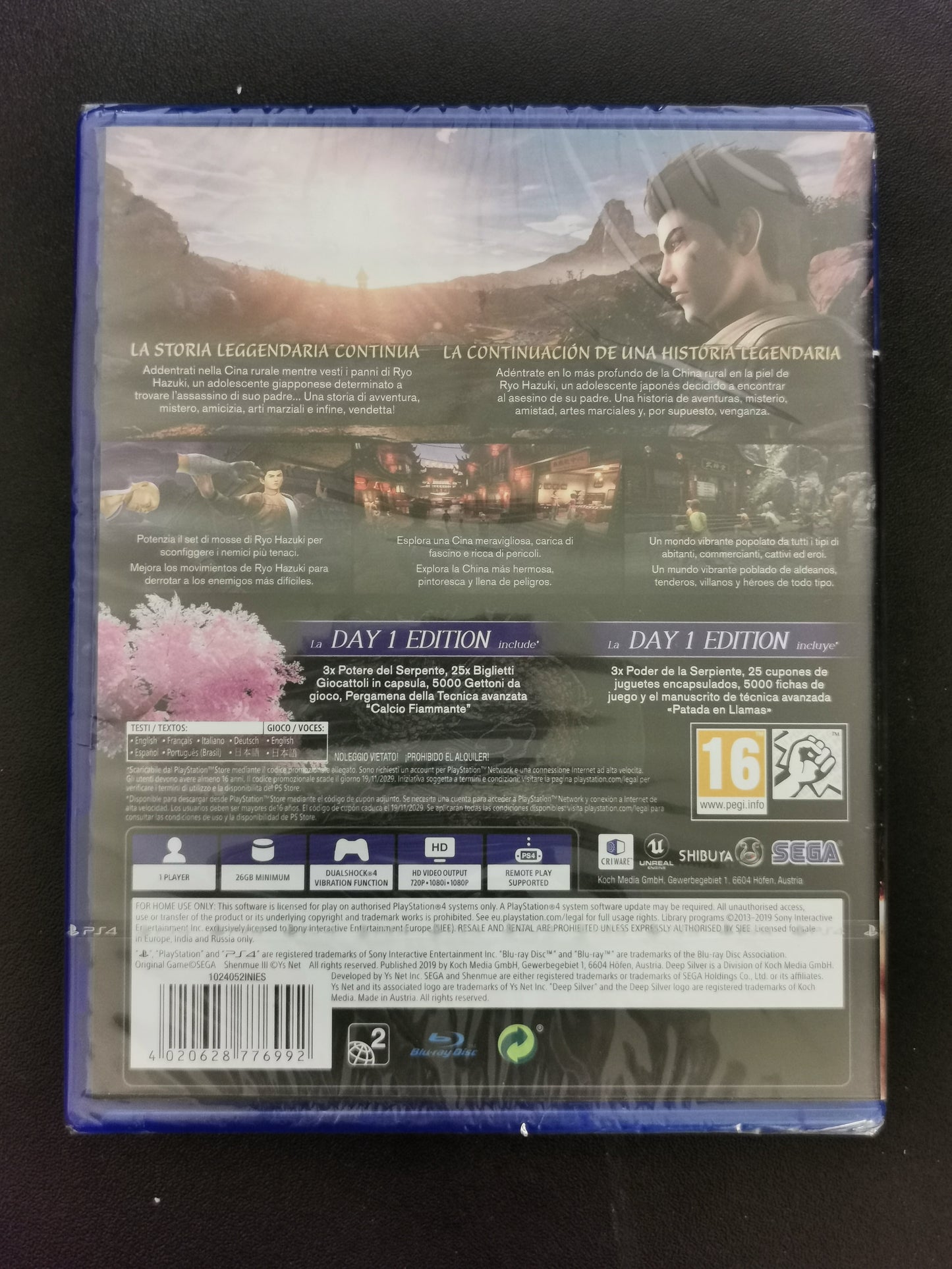 Shenmue III: Day 1 Edition (PS4) *Nuovo