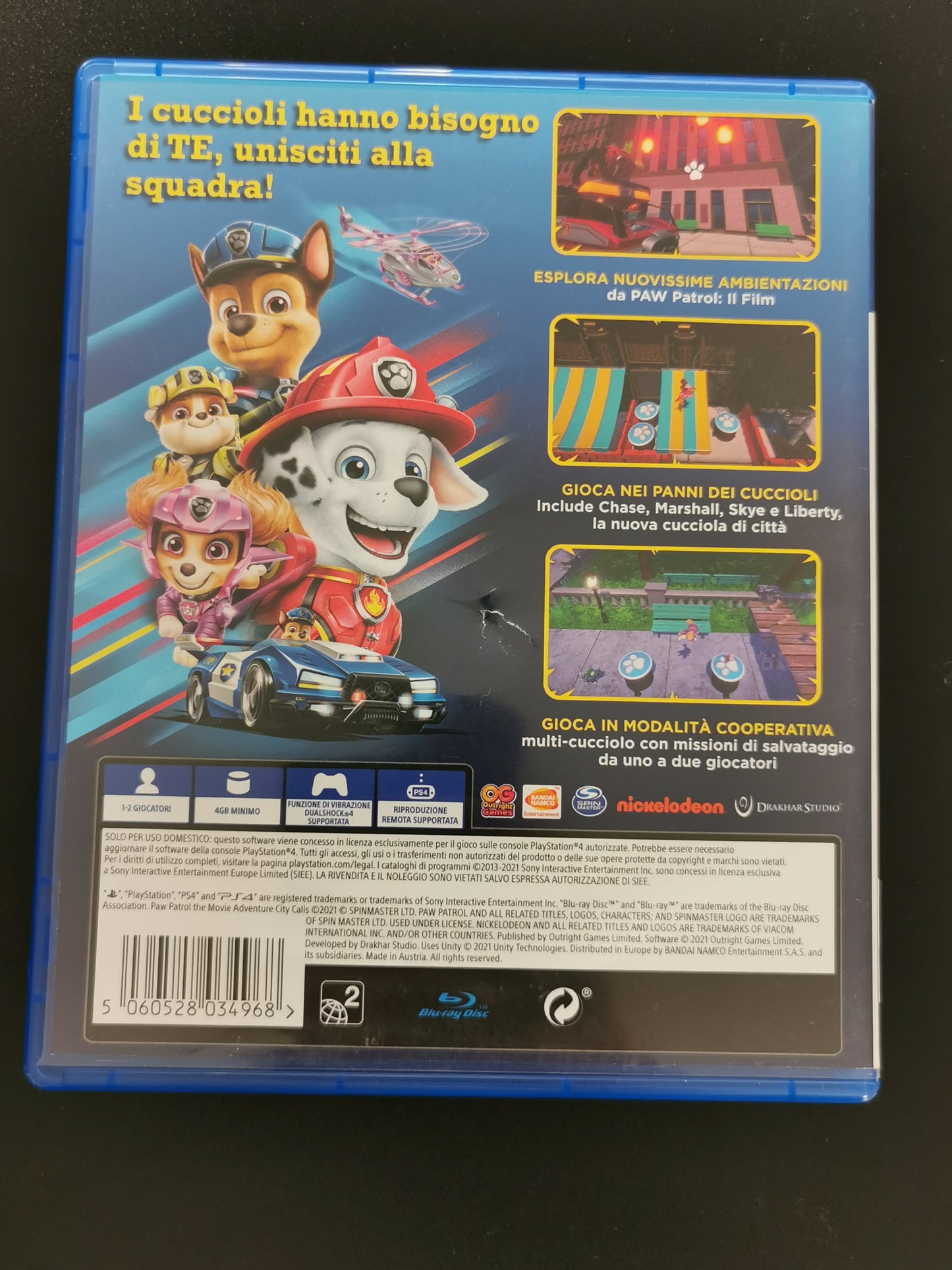 PAW Patrol: Il Film - Adventure City Chiama (PS4)