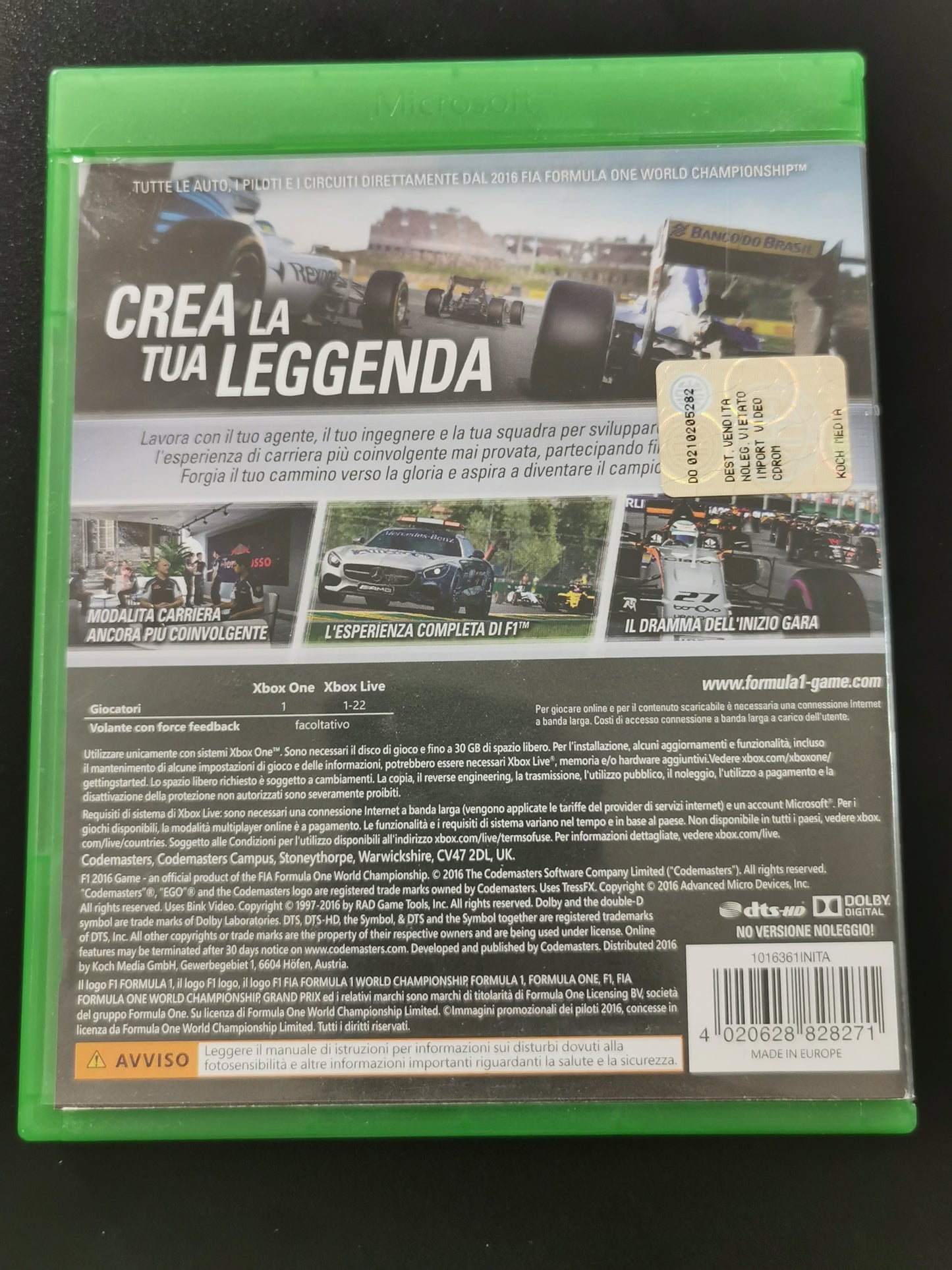 F1 2016 (Xbox One)