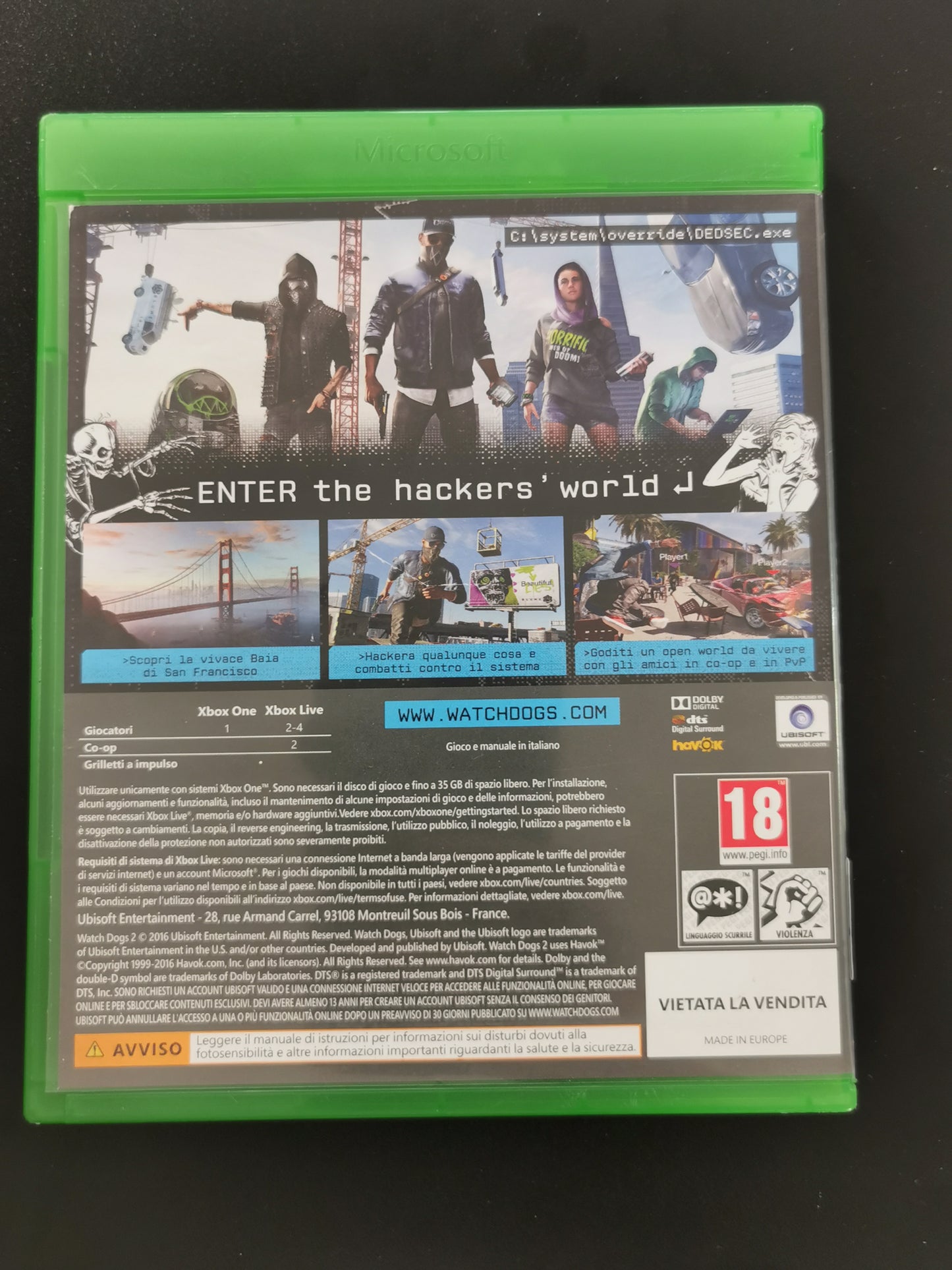 Watch Dogs 2 (Xbox One)
