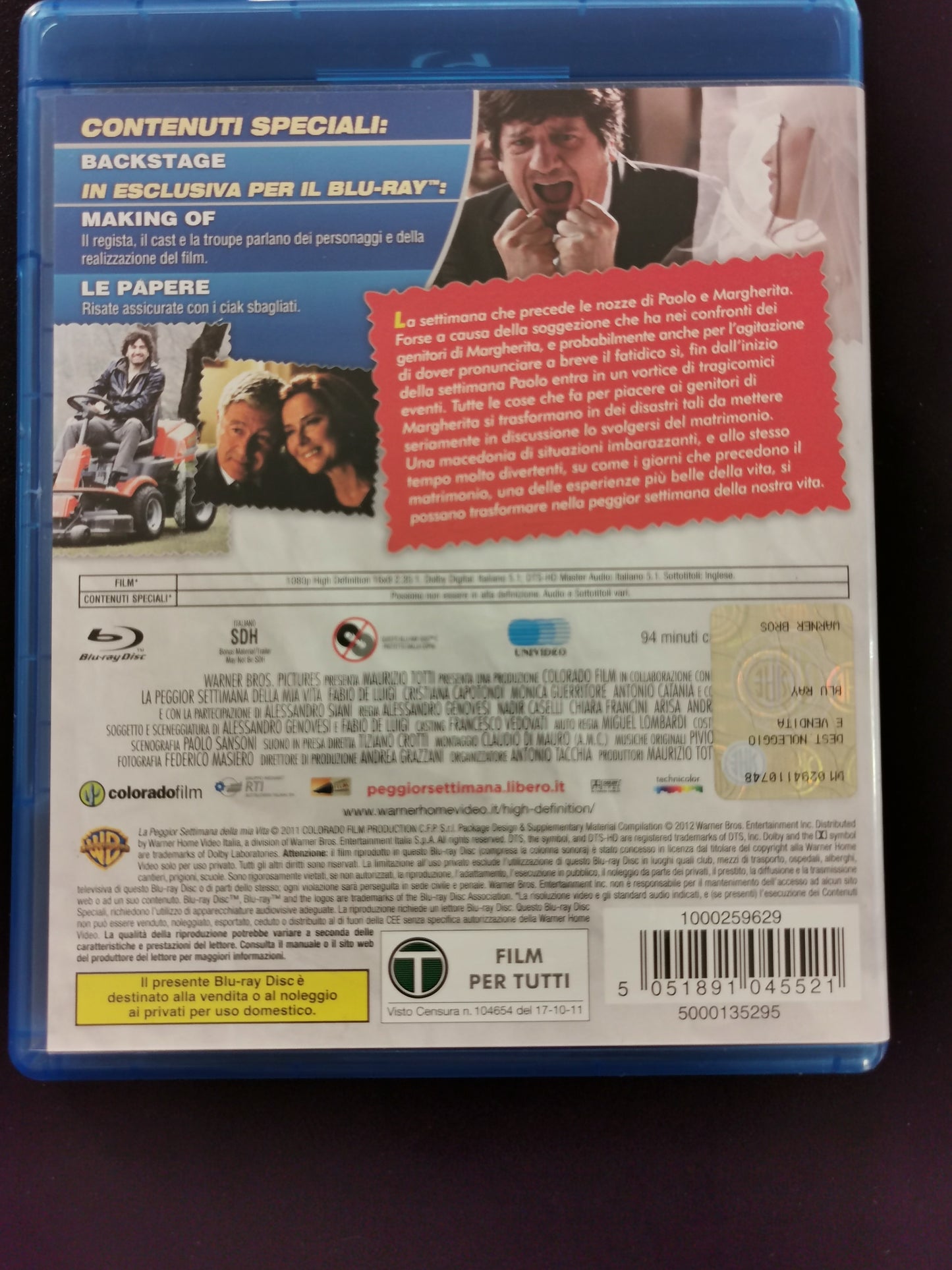 La peggior settimana della mia vita (Blu-ray)