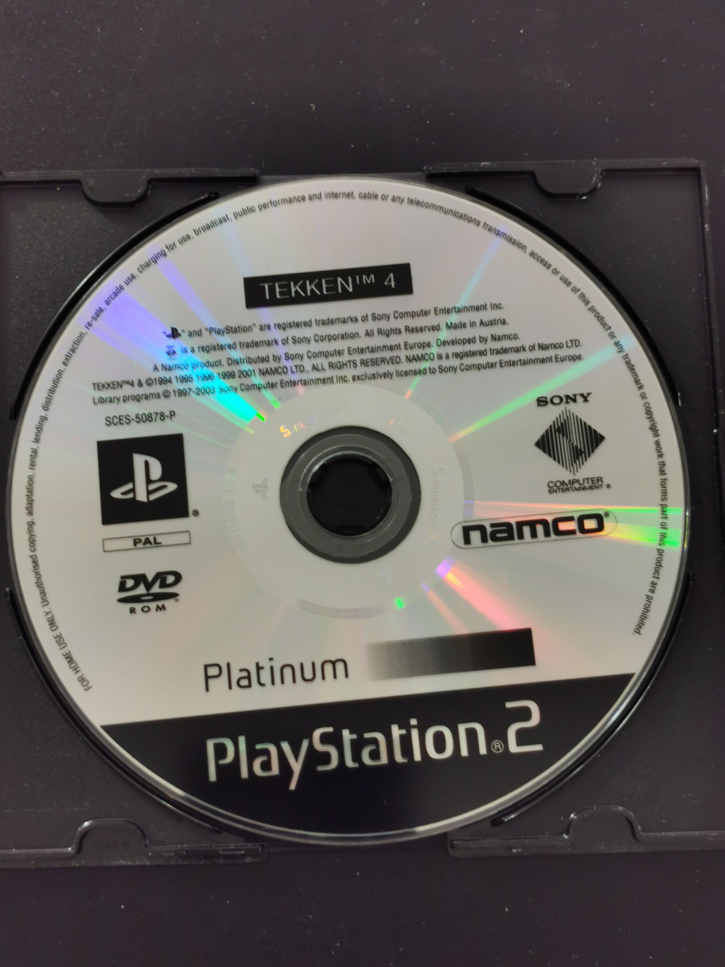 Tekken 4 (PS2) - Platinum - Loose