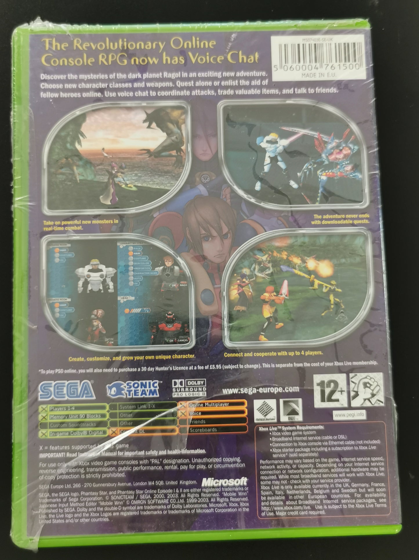 Phantasy Star Online Episode I & II (Xbox) *Nuovo