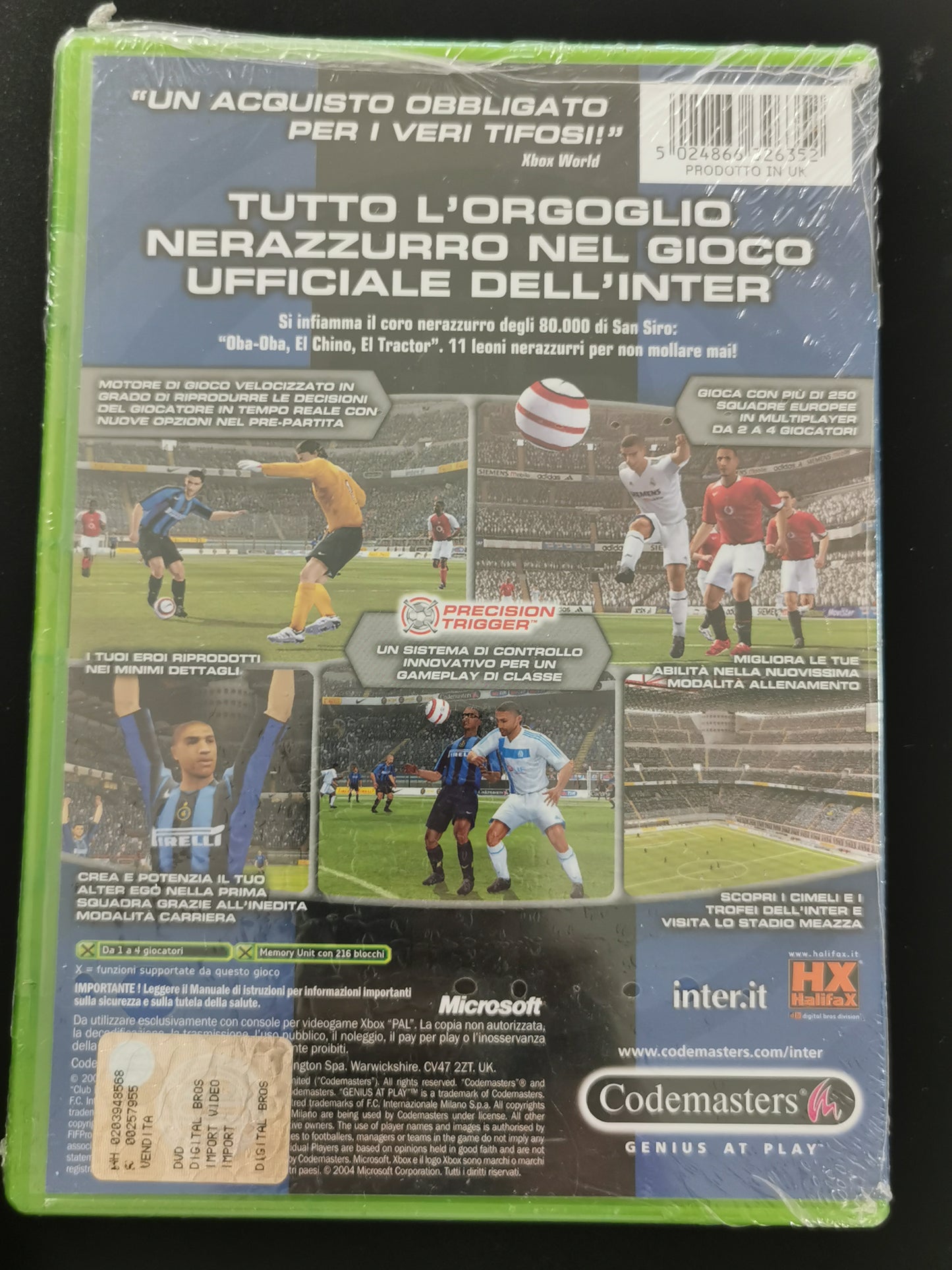 Inter Club Football 2005 (Xbox) *Nuovo