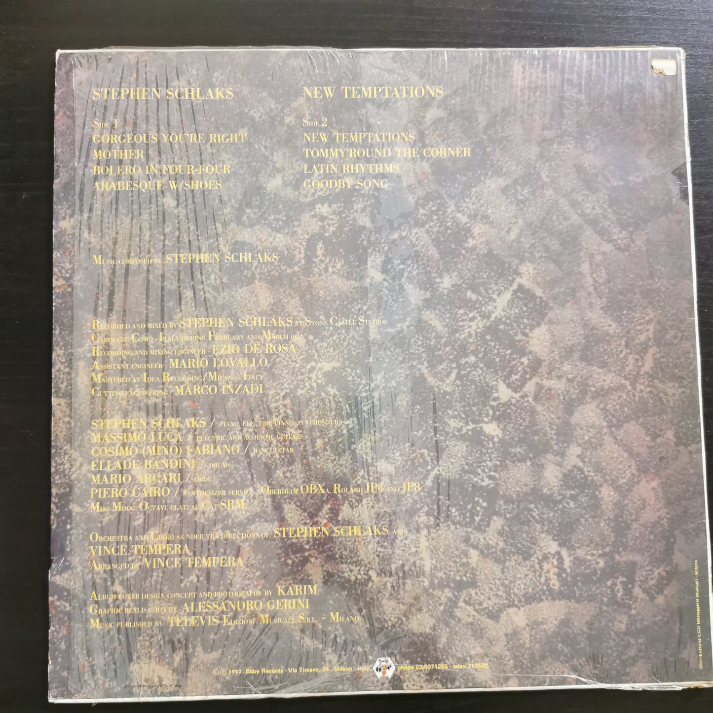 Stephen Schlaks – New Temptations (LP)