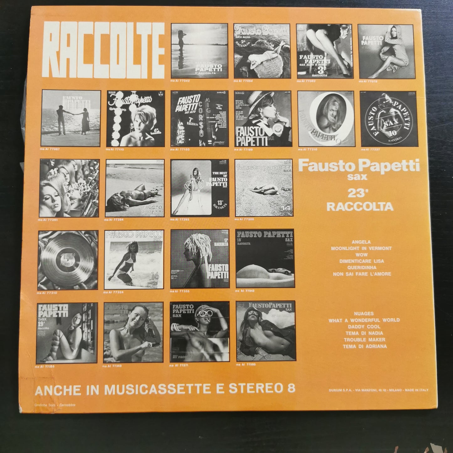 Fausto Papetti Sax – 23ª Raccolta (LP)