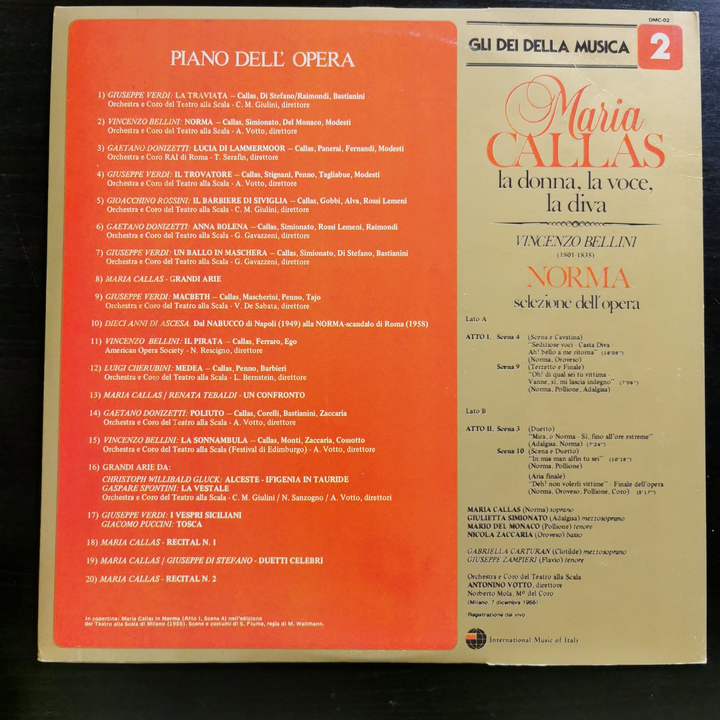 Maria Callas – Norma: Selezione dell’Opera (LP)