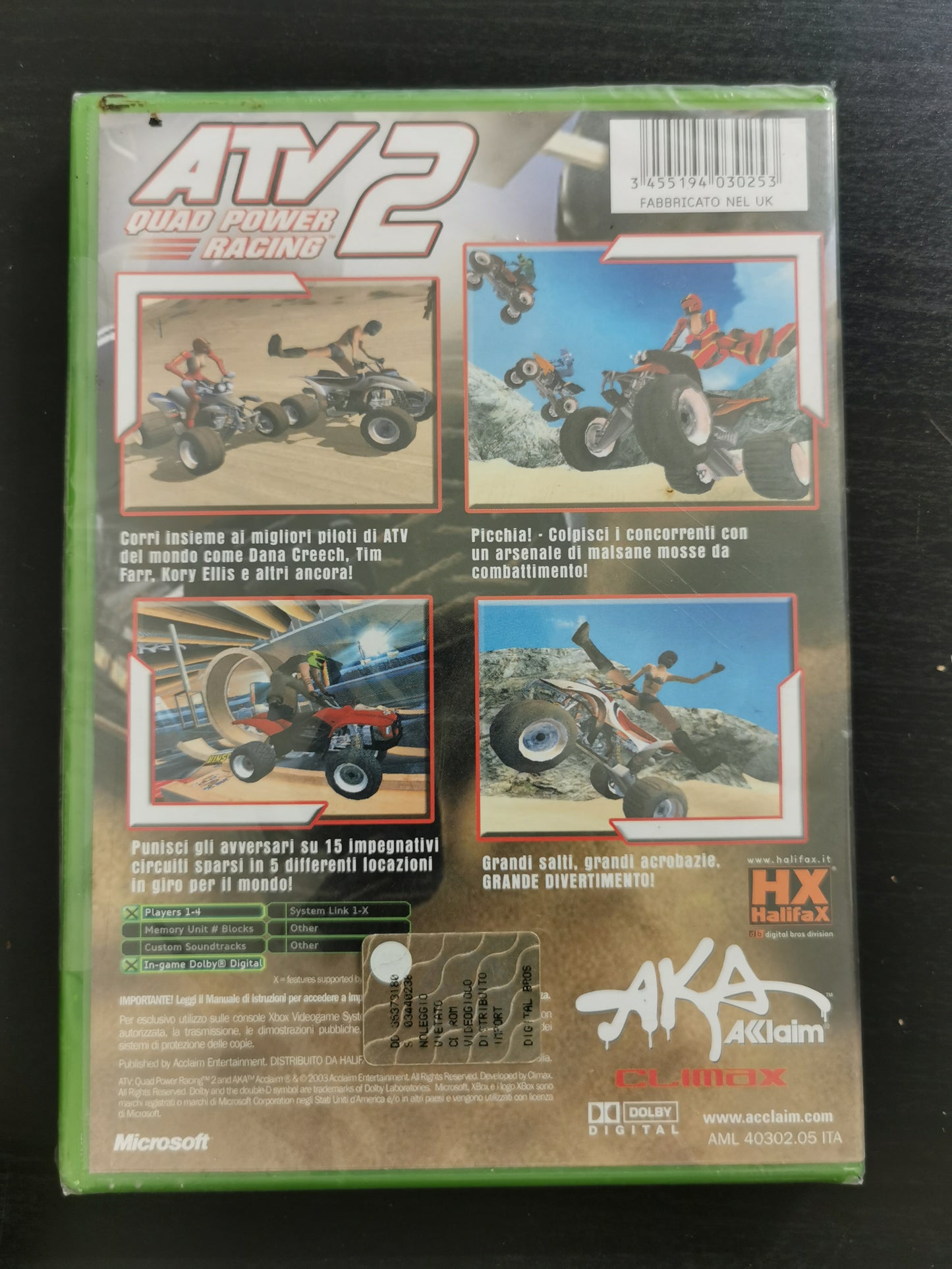 ATV Quad Power Racing 2 (Xbox) *Nuovo