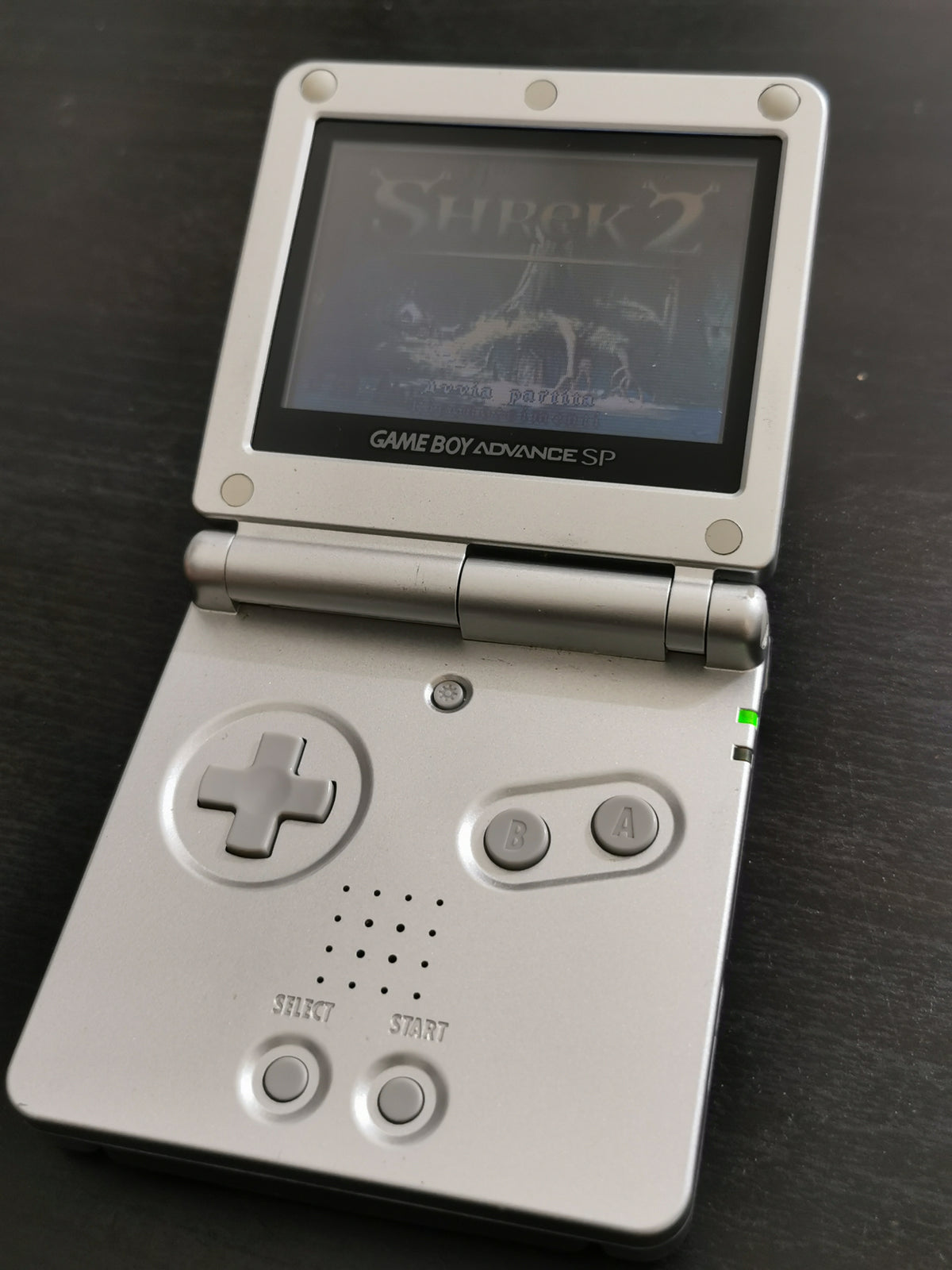 Nintendo Game Boy Advance SP Silver AGS-001 JAP + Caricatore originale