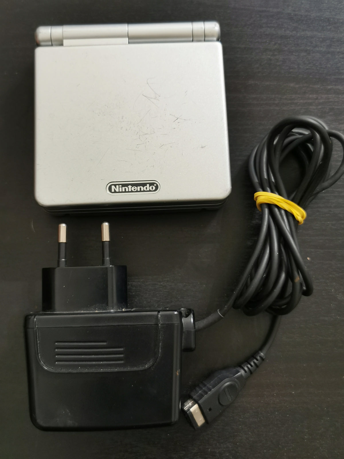 Nintendo Game Boy Advance SP Silver AGS-001 JAP + Caricatore originale