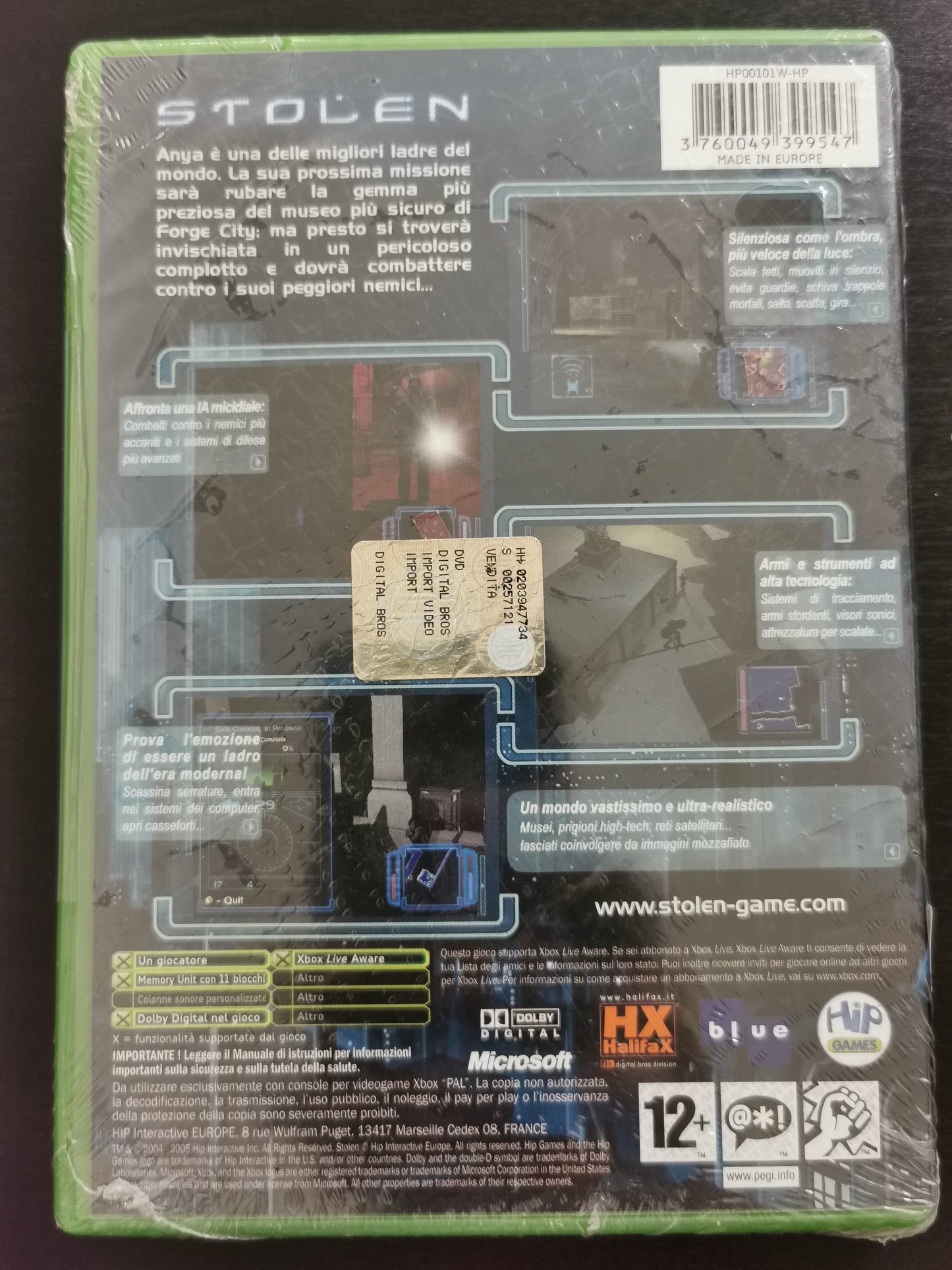 Stolen (Xbox) *Nuovo
