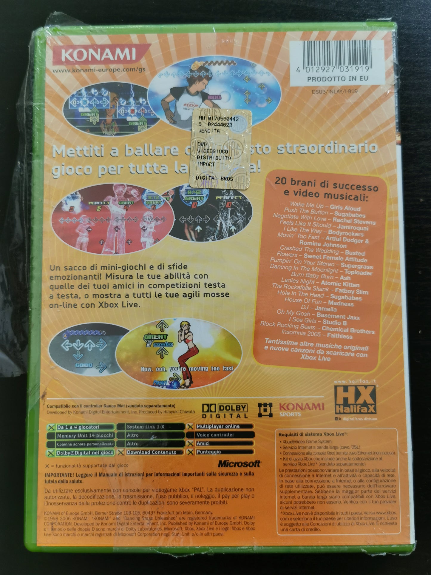 Dancing Stage Unleashed 3 (Xbox) *Nuovo