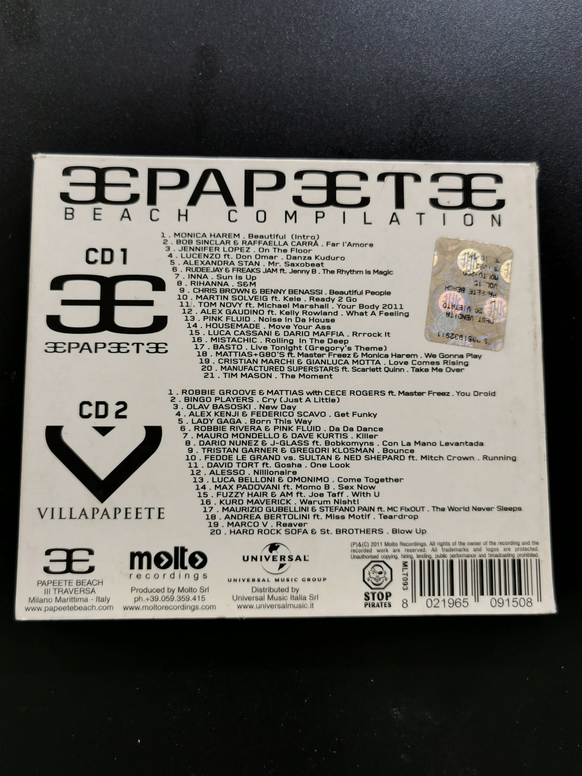 Papeete Beach Compilation Vol. 15 – Summer 2011 (CD)