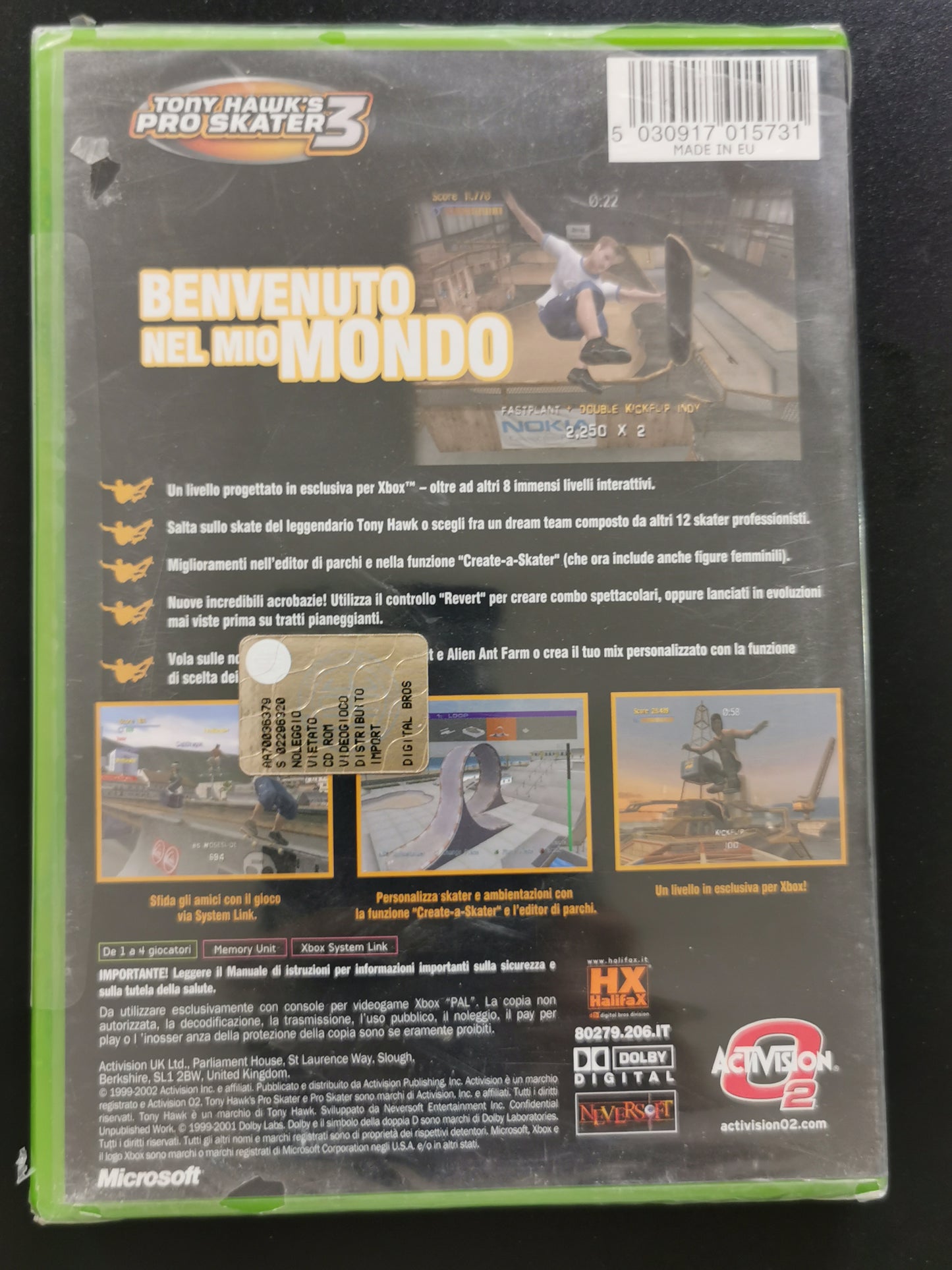 Tony Hawk’s Pro Skater 3 (Xbox) *Nuovo