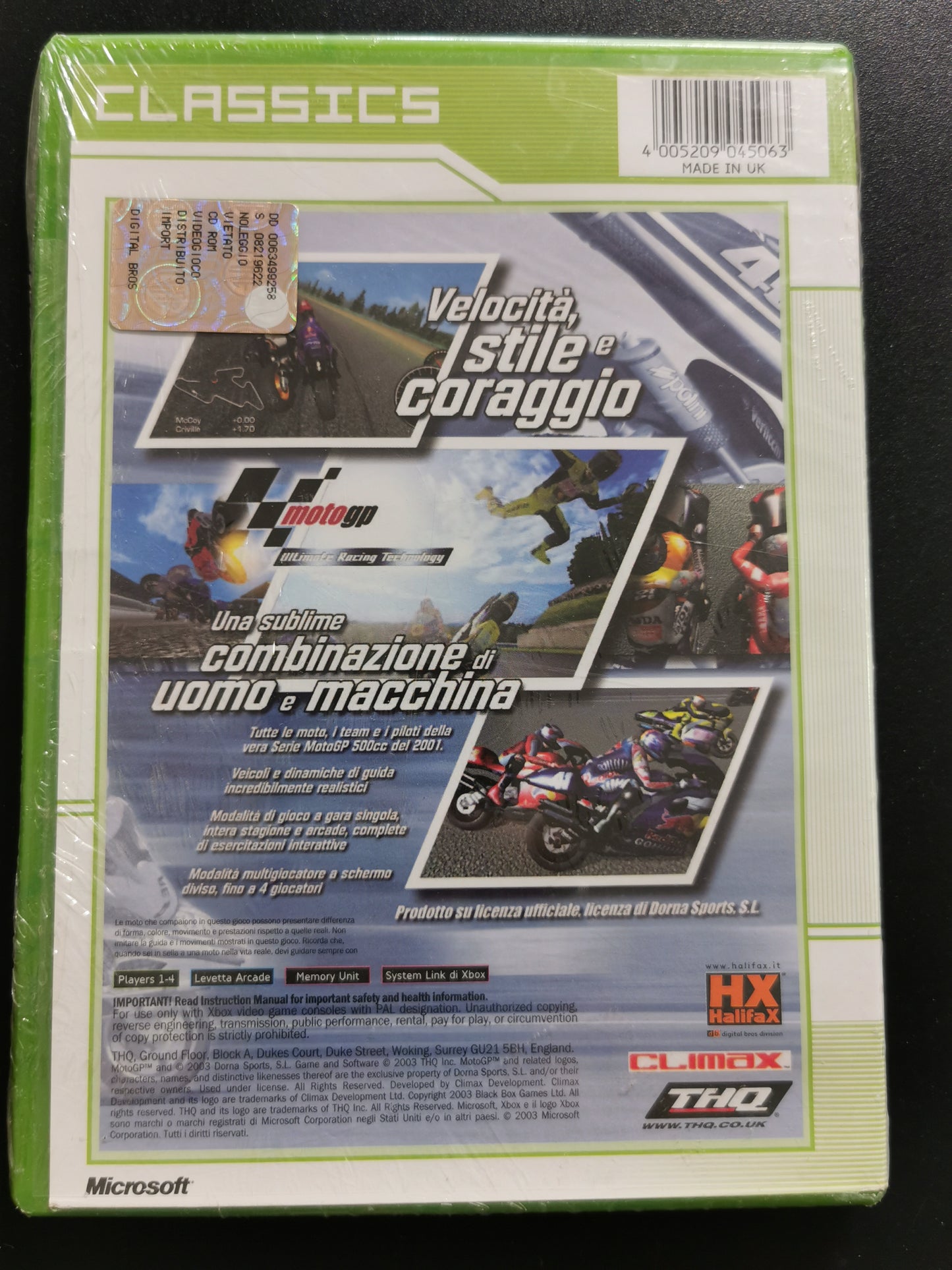 MotoGP: Ultimate Racing Technology – Classics (Xbox) *Nuovo