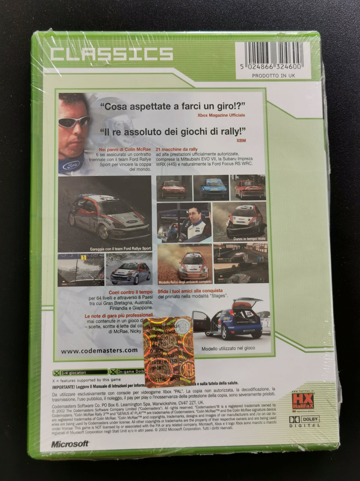 Colin McRae Rally 3 – Classics (Xbox) *Nuovo