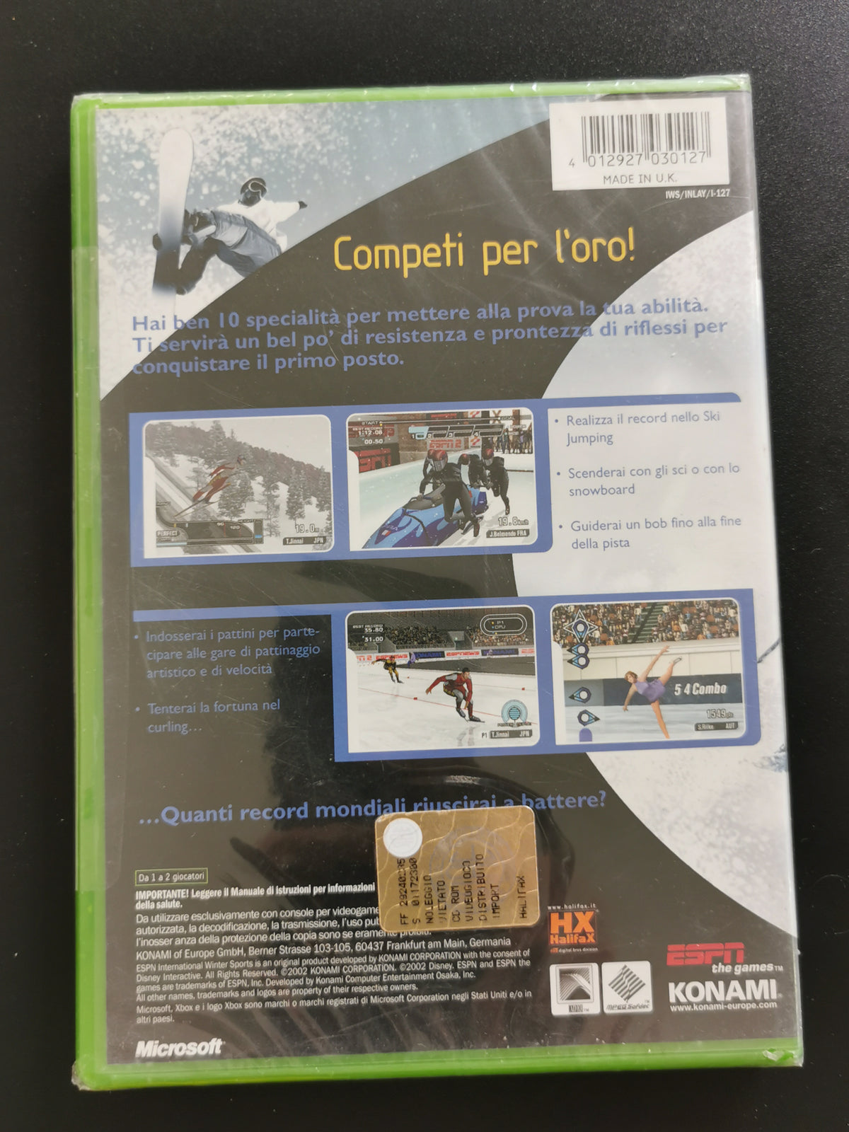 International Winter Sports (Xbox) *Nuovo
