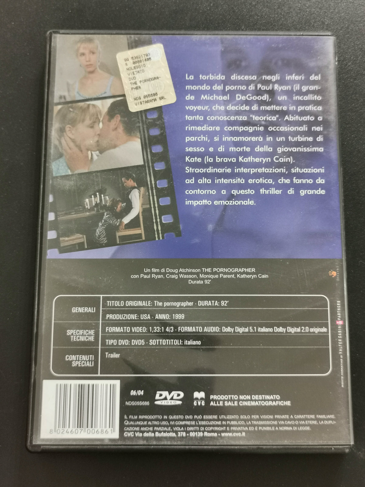 The Pornographer (DVD)
