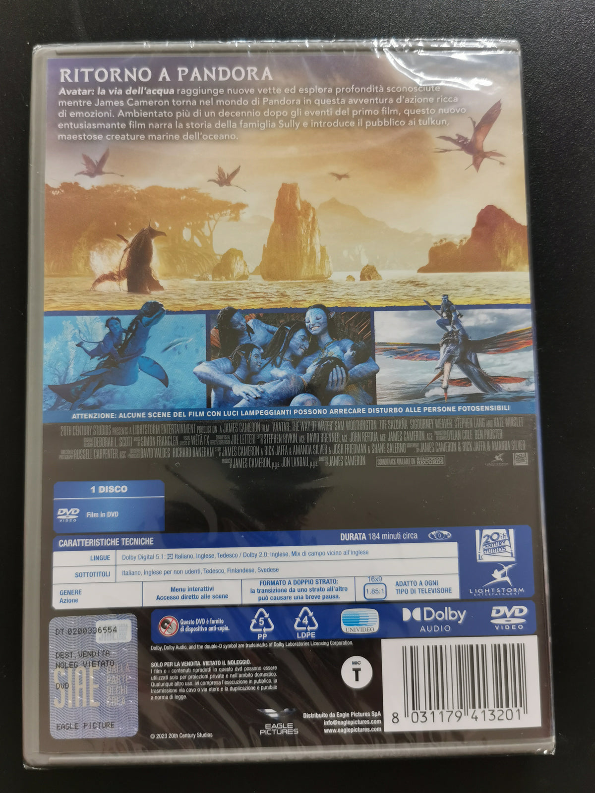 Avatar: La via dell'acqua (DVD) *Nuovo