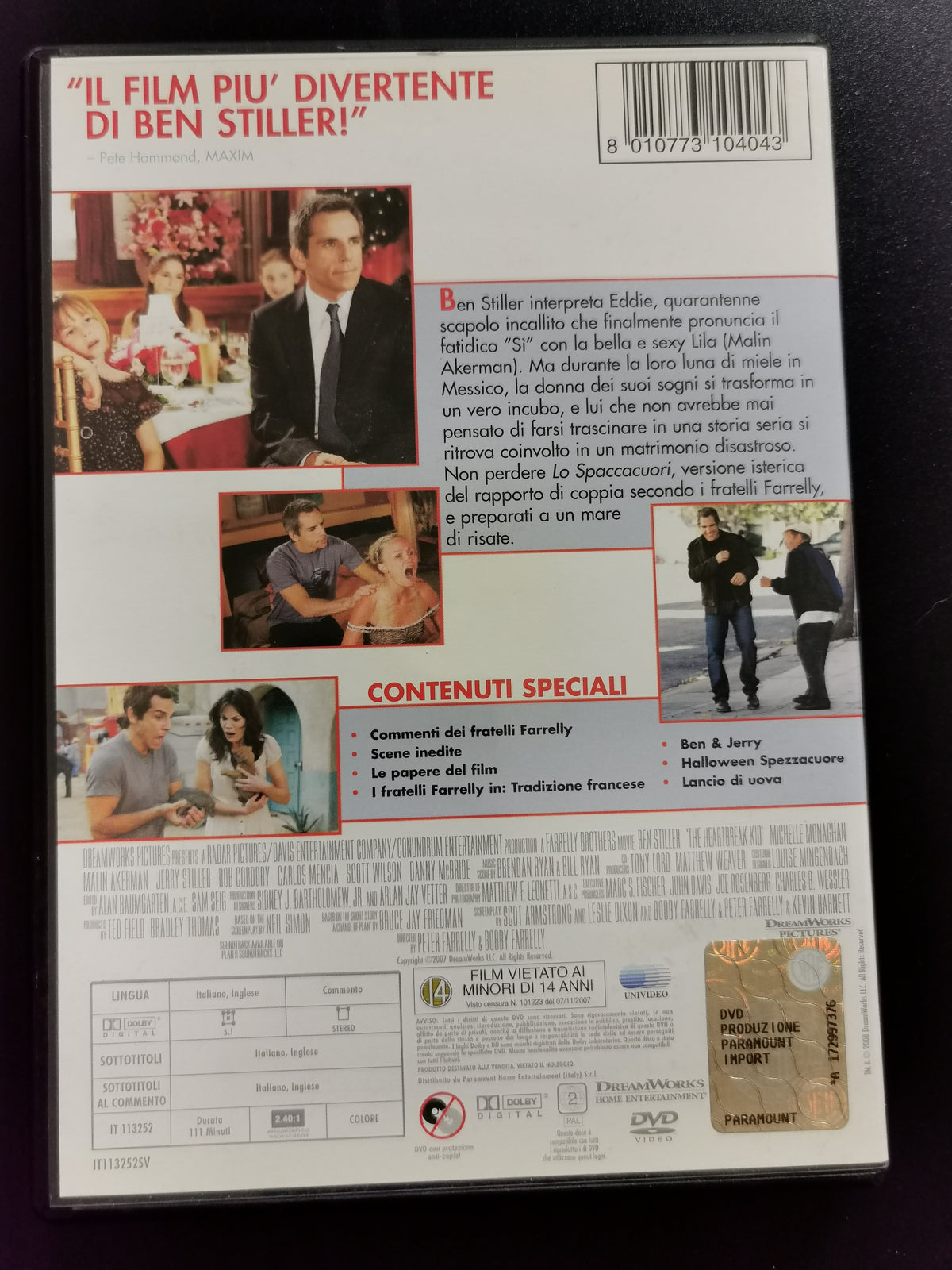 Lo Spaccacuori (DVD)