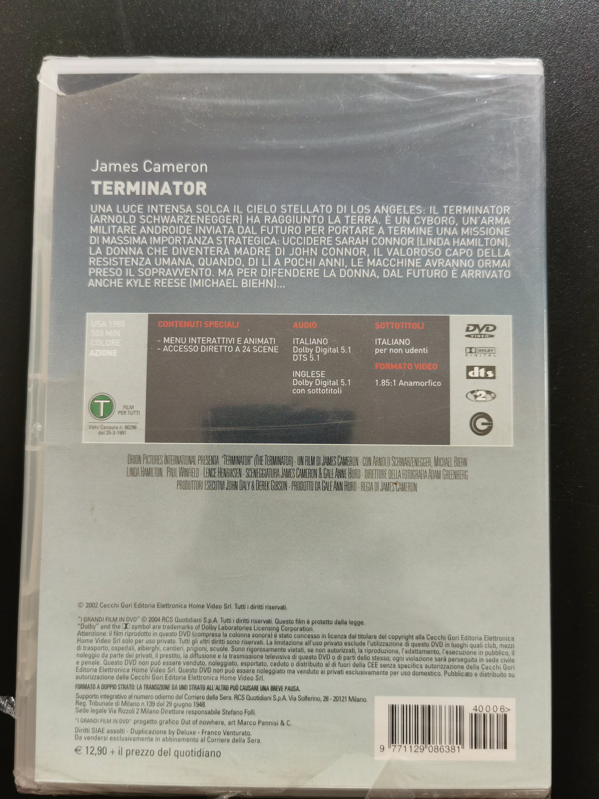 Terminator – I Grandi Film in DVD (DVD) *Nuovo