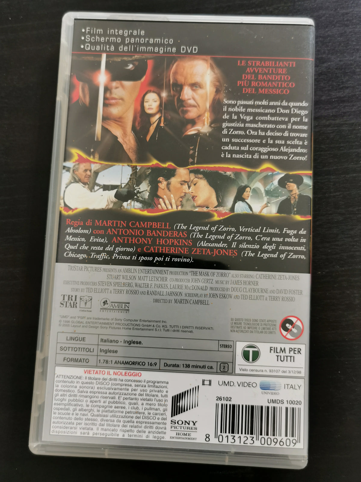 La maschera di Zorro - UMD Video (PSP)
