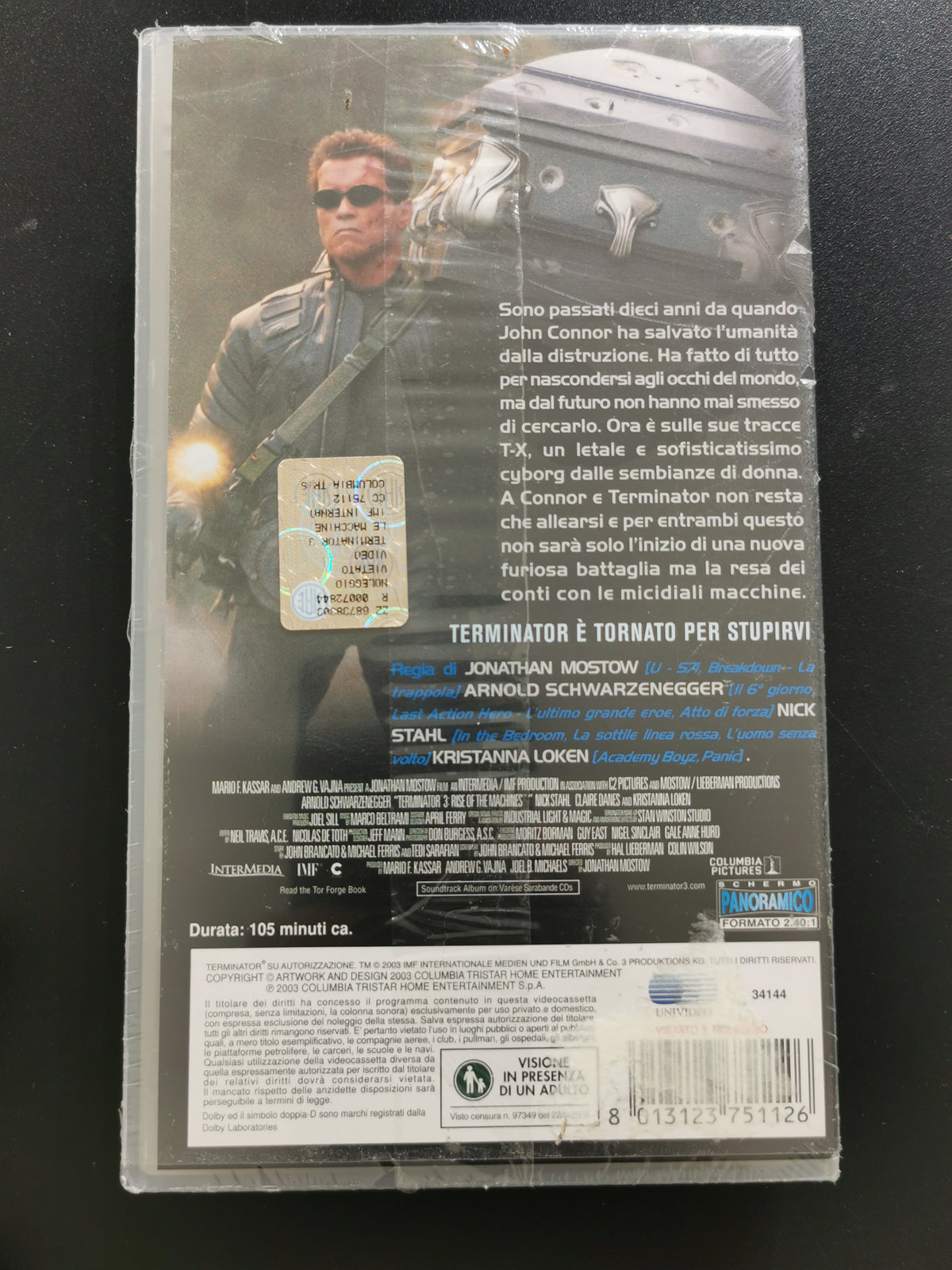 Terminator 3: Le macchine ribelli (VHS) *Nuovo