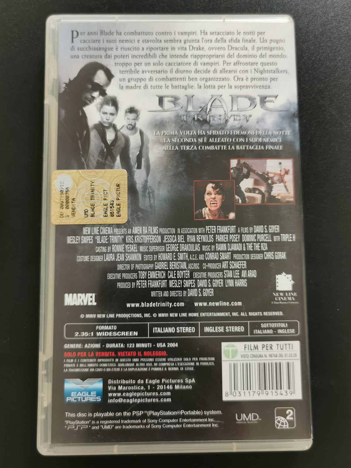 Blade Trinity - UMD Video (PSP)