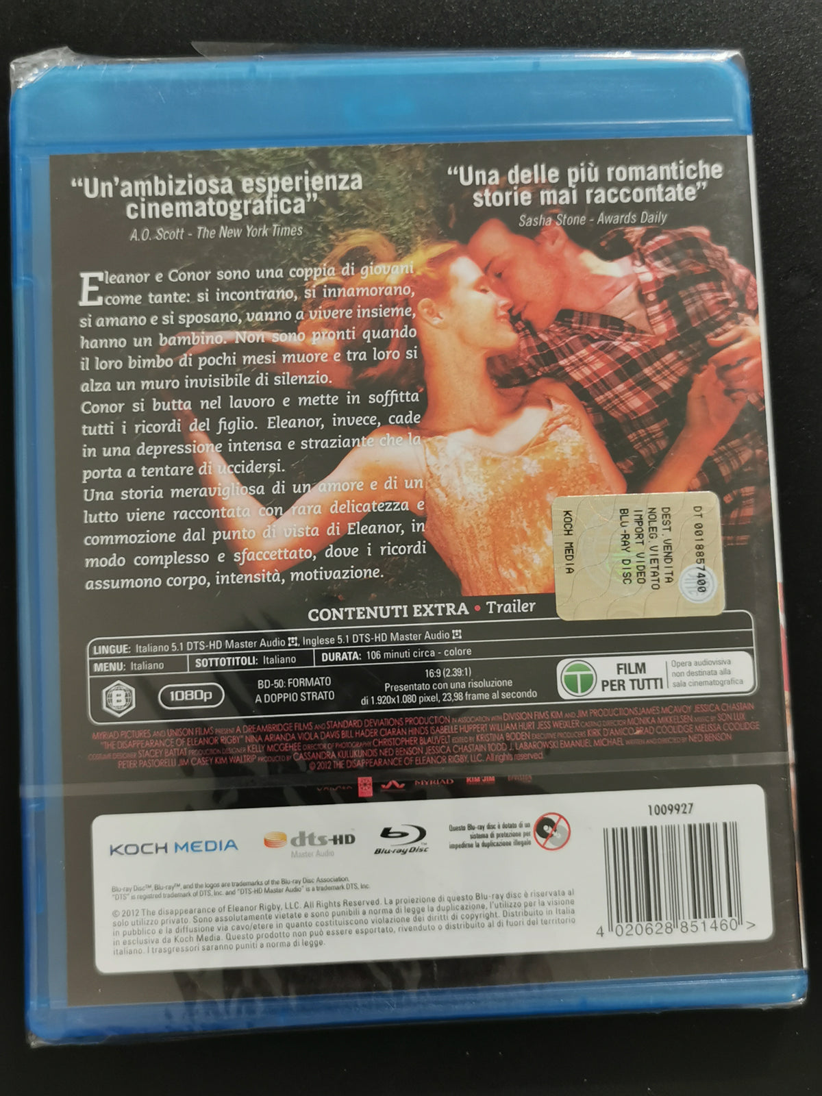 La scomparsa di Eleanor Rigby: Lei (Blu-ray) *Nuovo