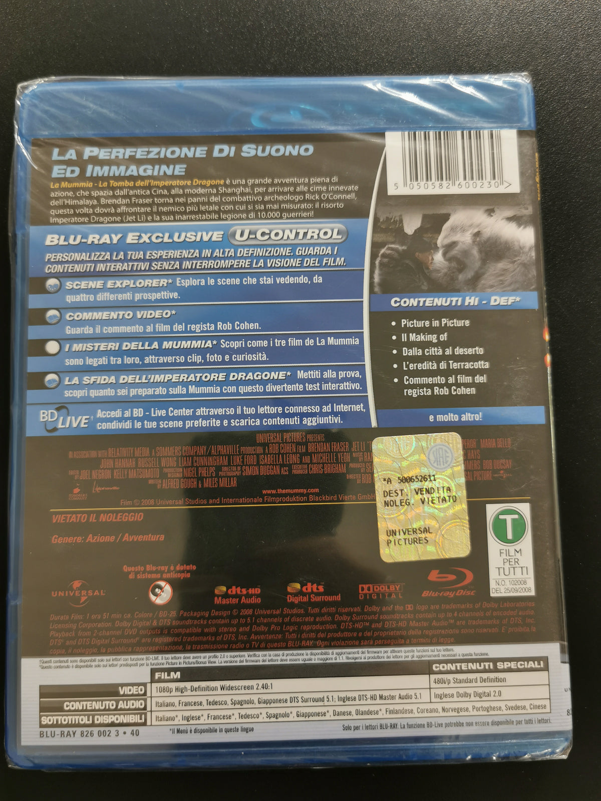 La Mummia - La Tomba dell'Imperatore Dragone (Blu-ray) *Nuovo
