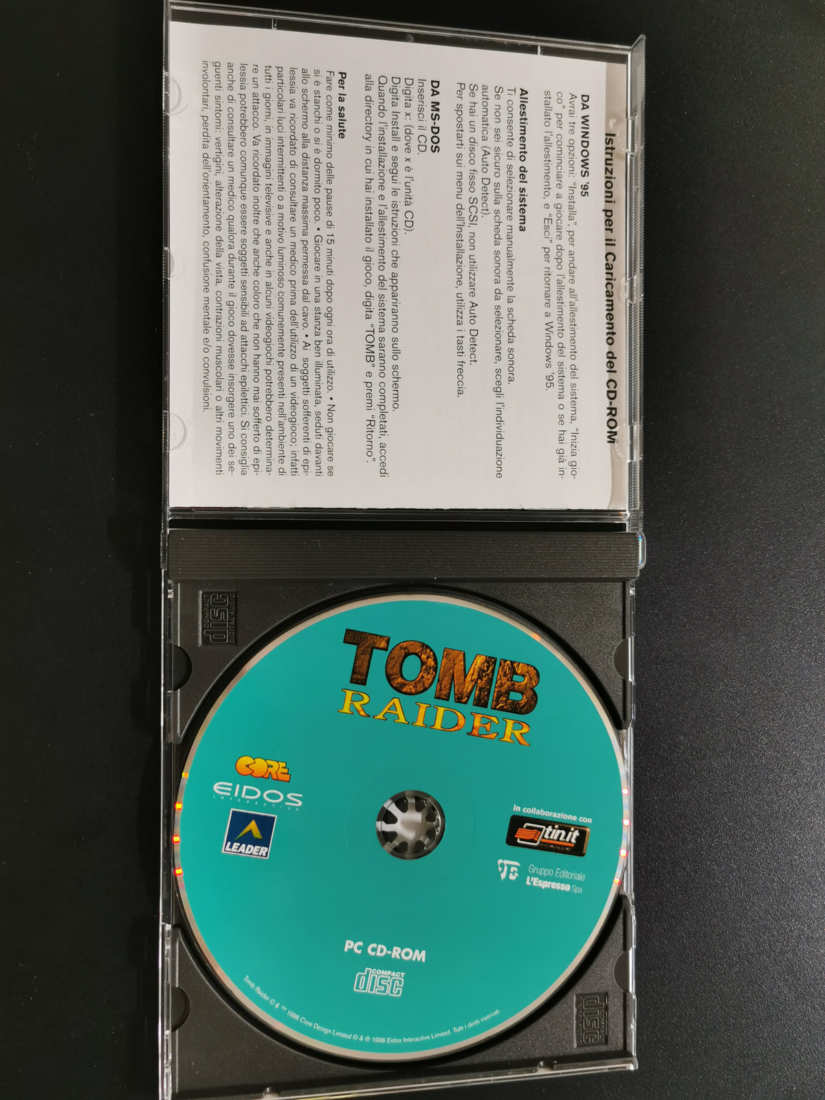 Tomb Raider (PC) - Jewel case