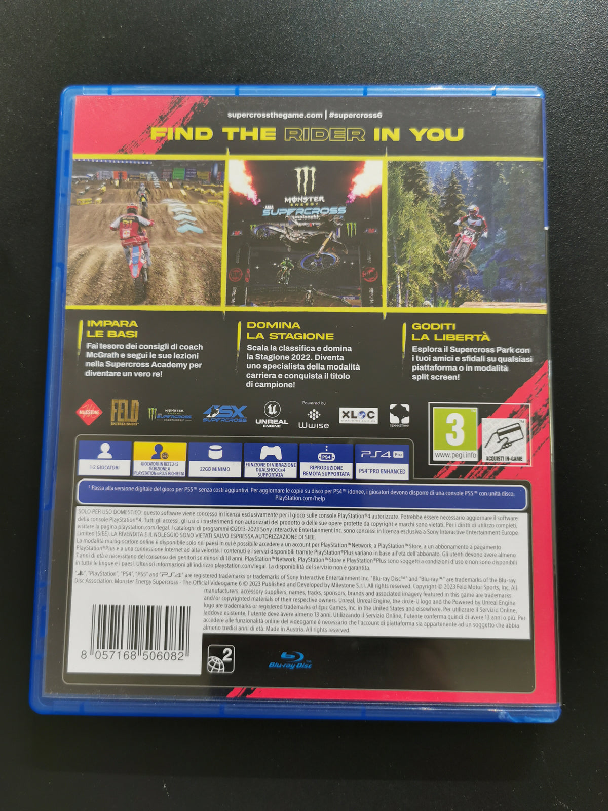 Monster Energy Supercross 6 - The Official Videogame (PS4)